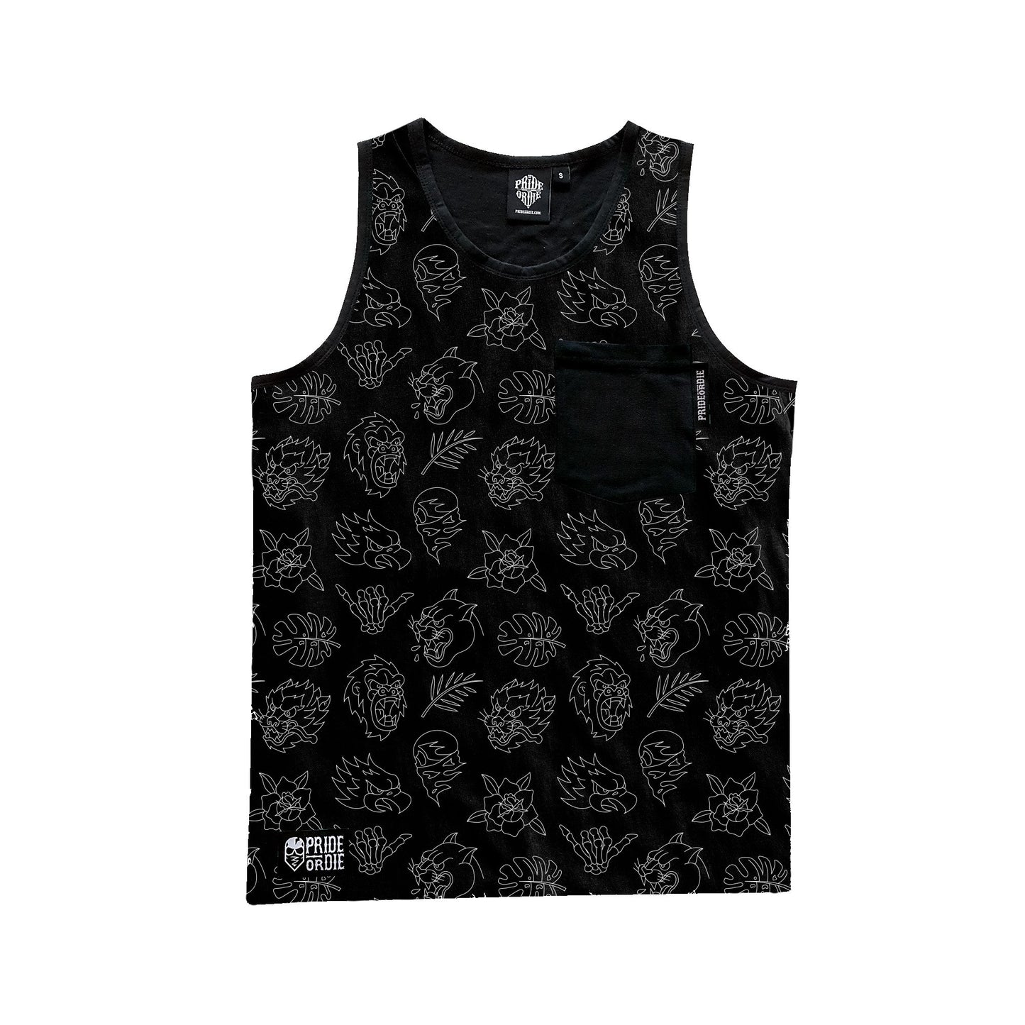 Pride Or Die Wild Side Camiseta de Tirantes - Negro