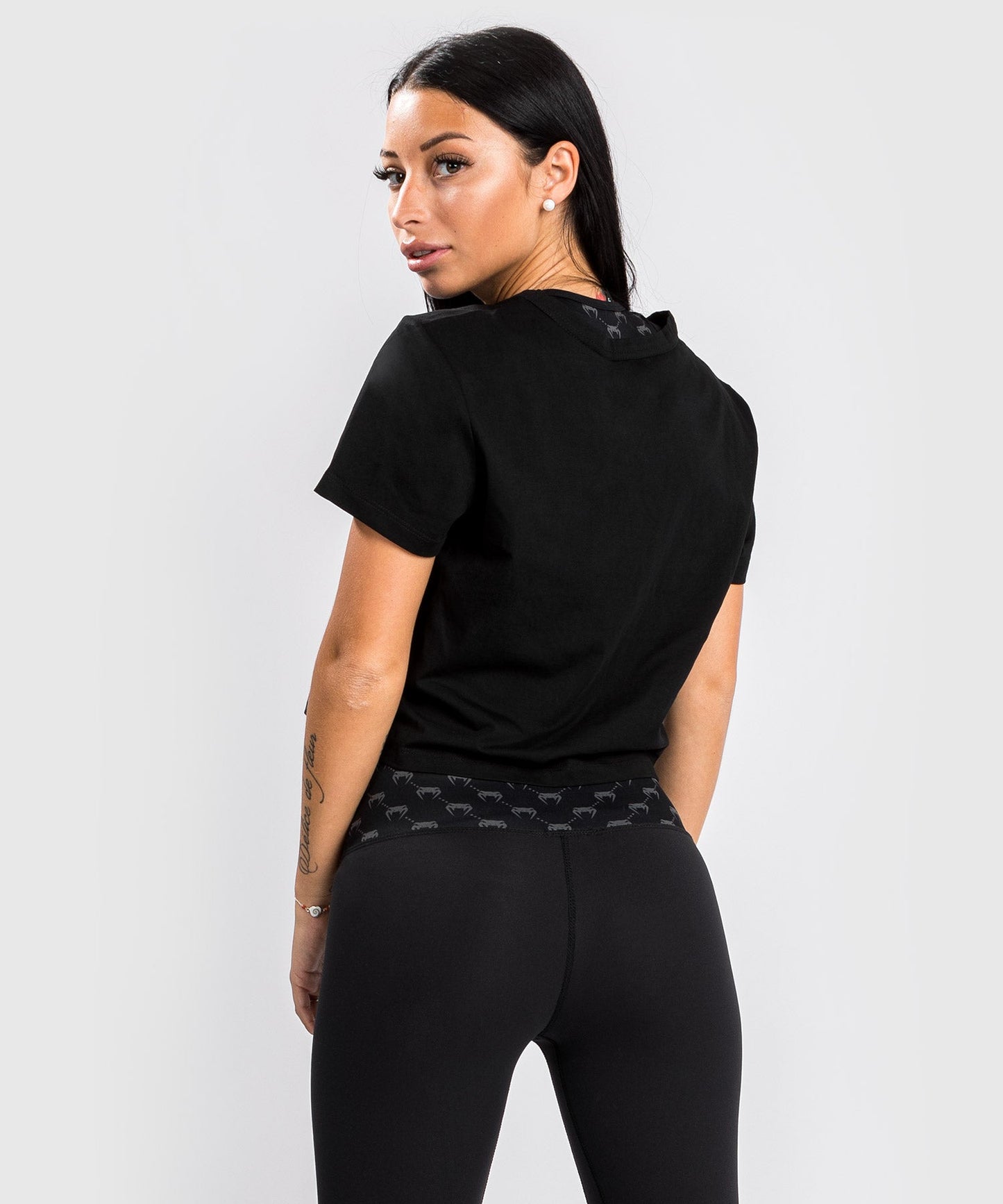 Venum Pink Pocket T-Shirt - Damen - Schwarz/Rosa Gold