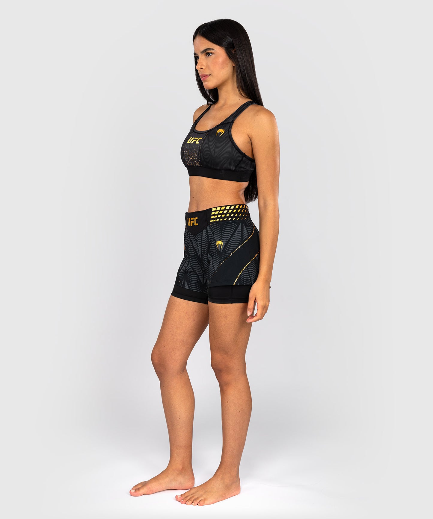 UFC Zenith by Venum Authentic Fight Night Pantaloncini da combattimento Fit corto Donna - Champion