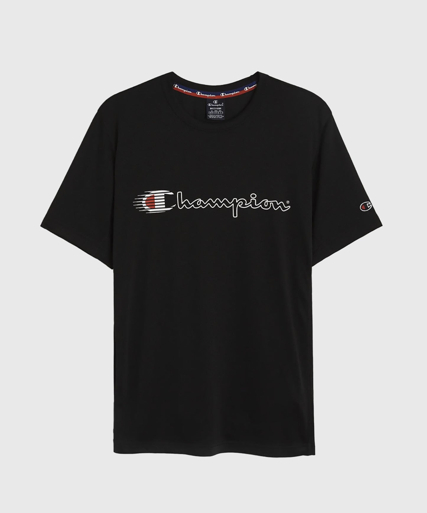 Champion Sportif Mesh T-Shirt – Schwarz