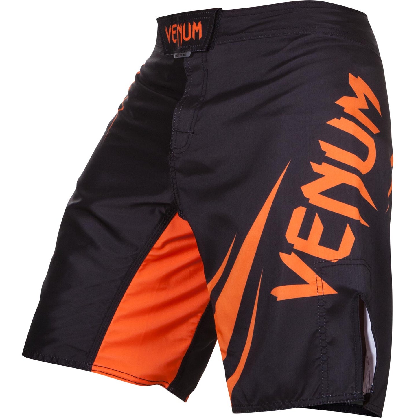 Venum Challenger Fightshort - Schwarz/Orange Fluo
