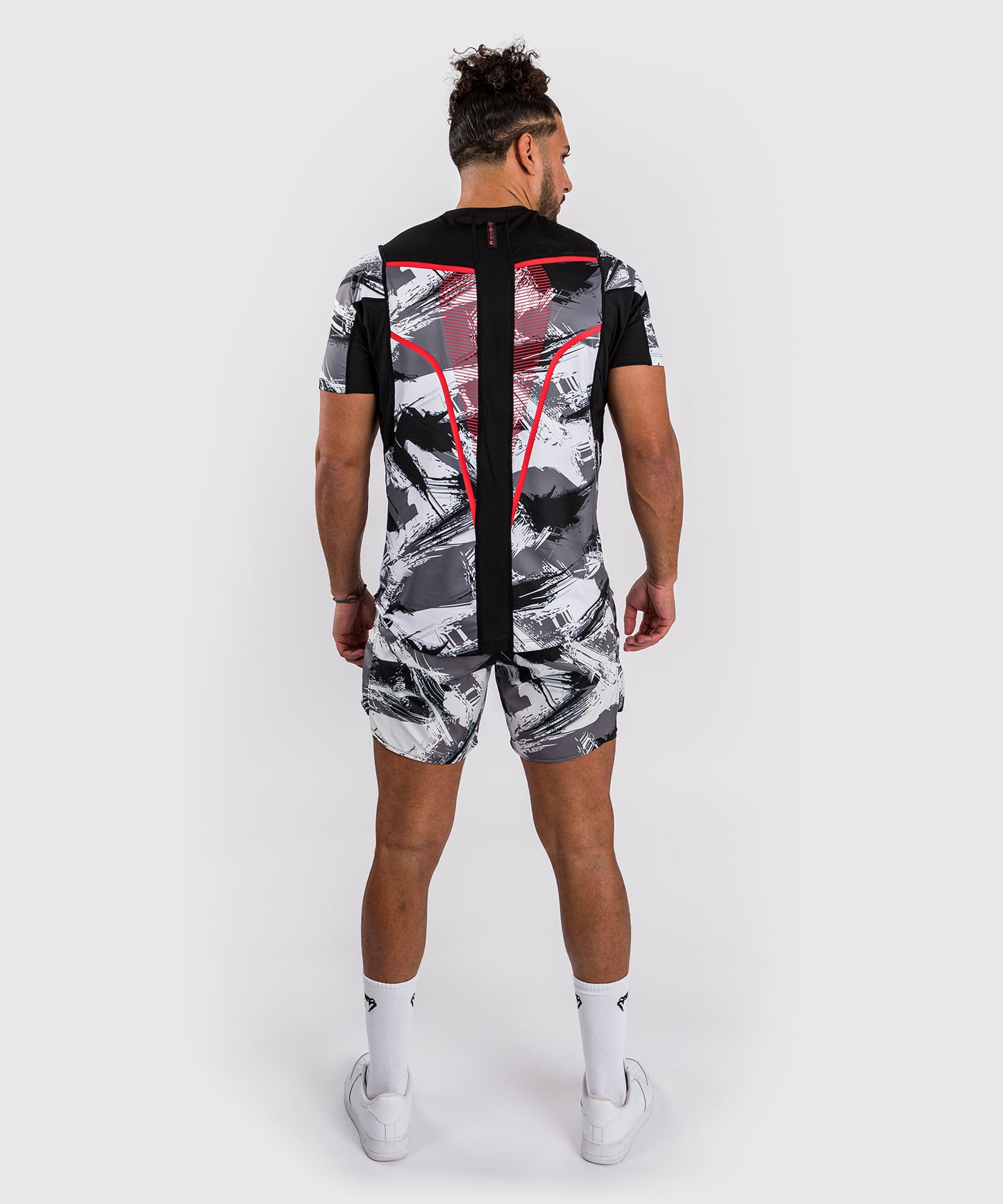 T-shirt Dry-Tech Venum Electron 3.0 - Gris/Rouge
