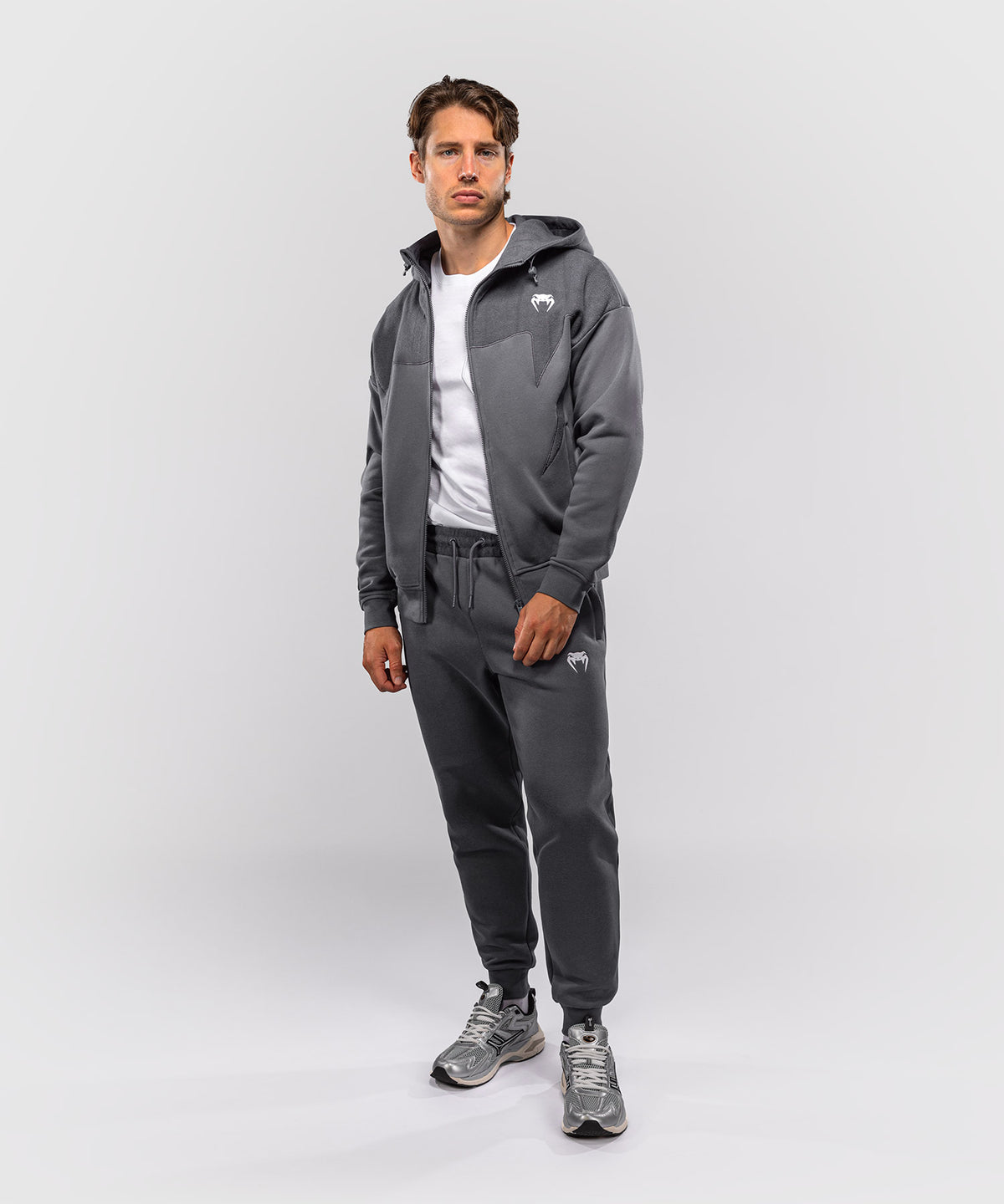 Veste de survêtement Venum Attack Fleece & Weave - Gris