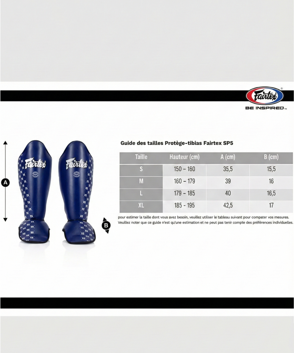 Protège-Tibias Fairtex Sp5 - Blanc