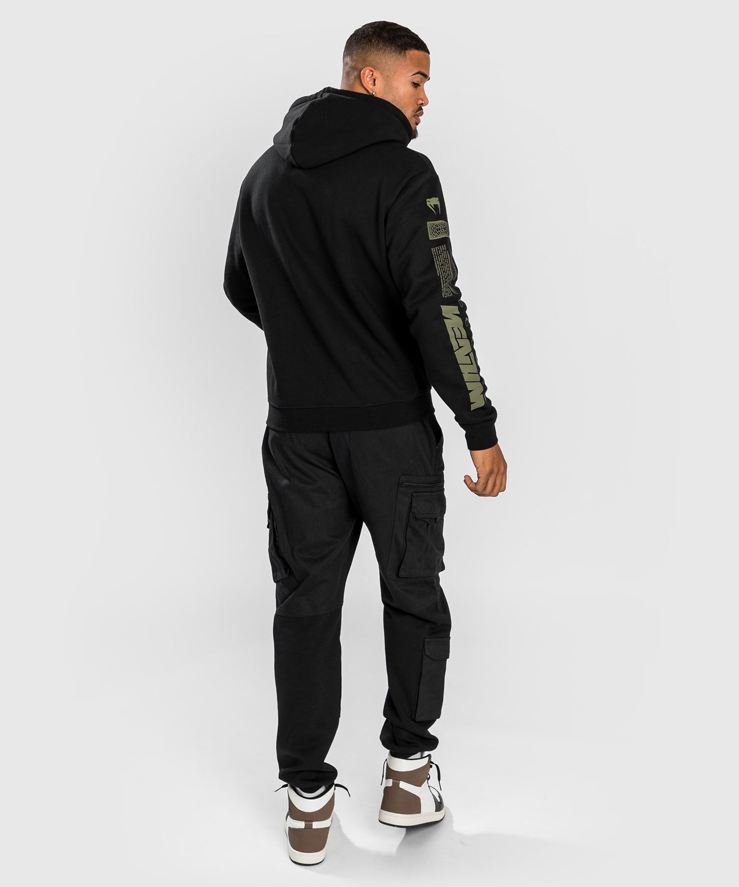 Sweatshirt à Capuche Venum Fangs - Coupe Droite - Noir