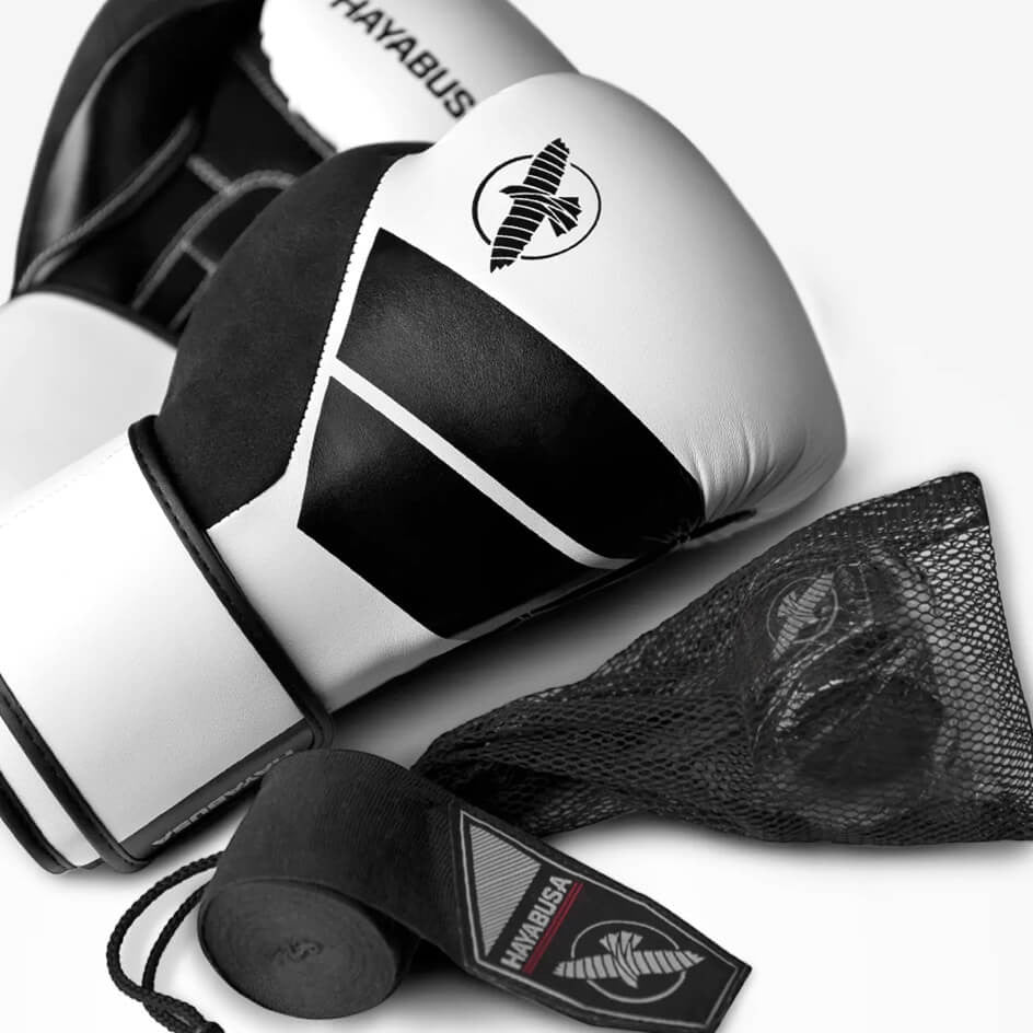 Hayabusa S4 Guantes de Boxeo - Blanco