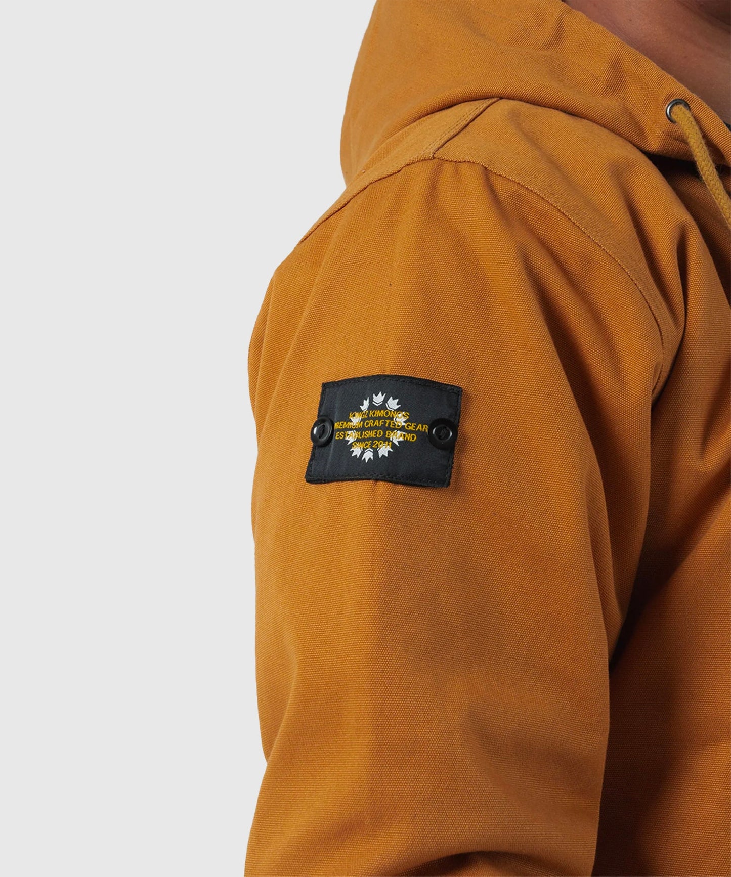 Kingz Canvas Jacke - Braun