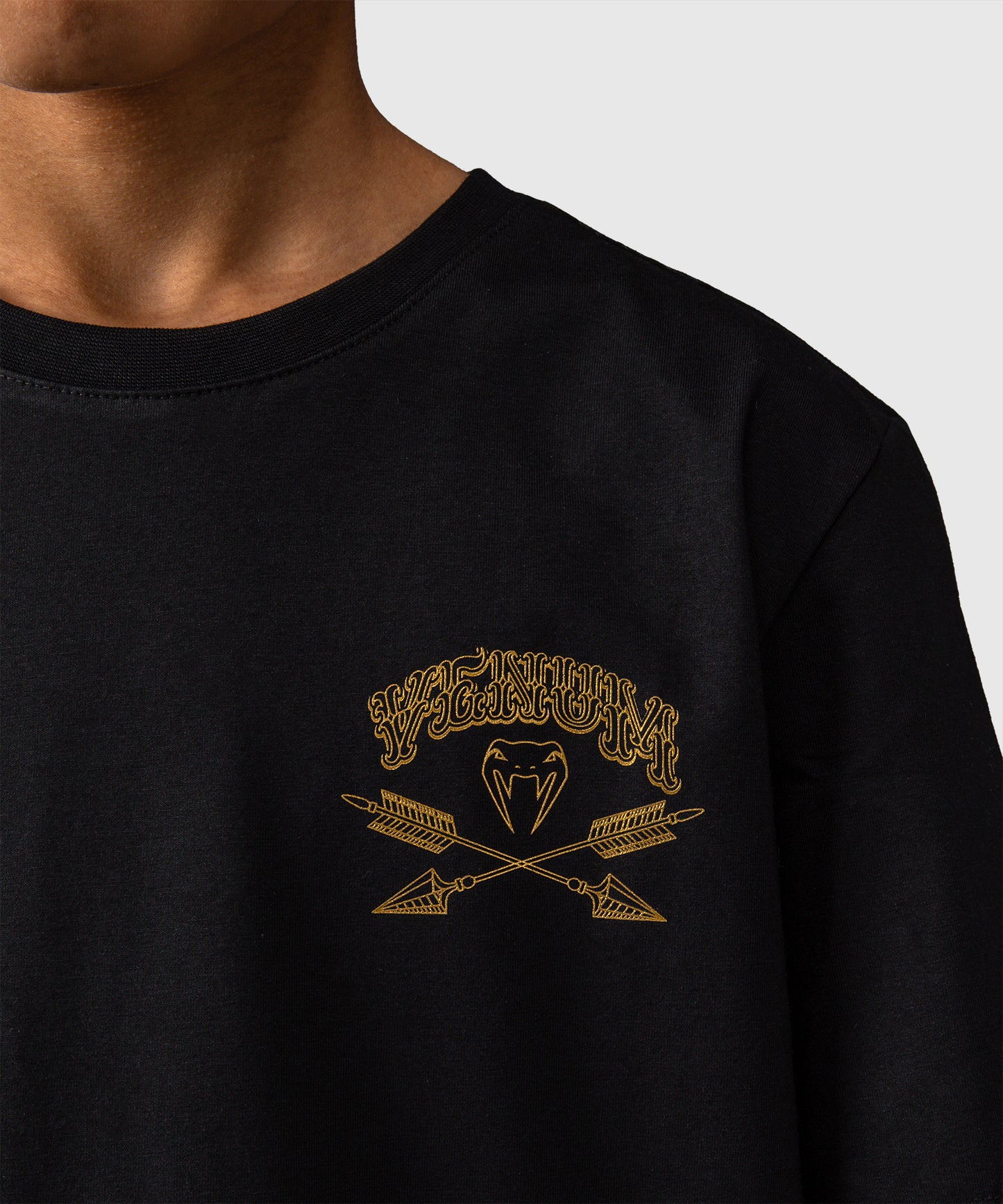 T-shirt Pour Enfants Venum Wolf Atak – Noir/Gris
