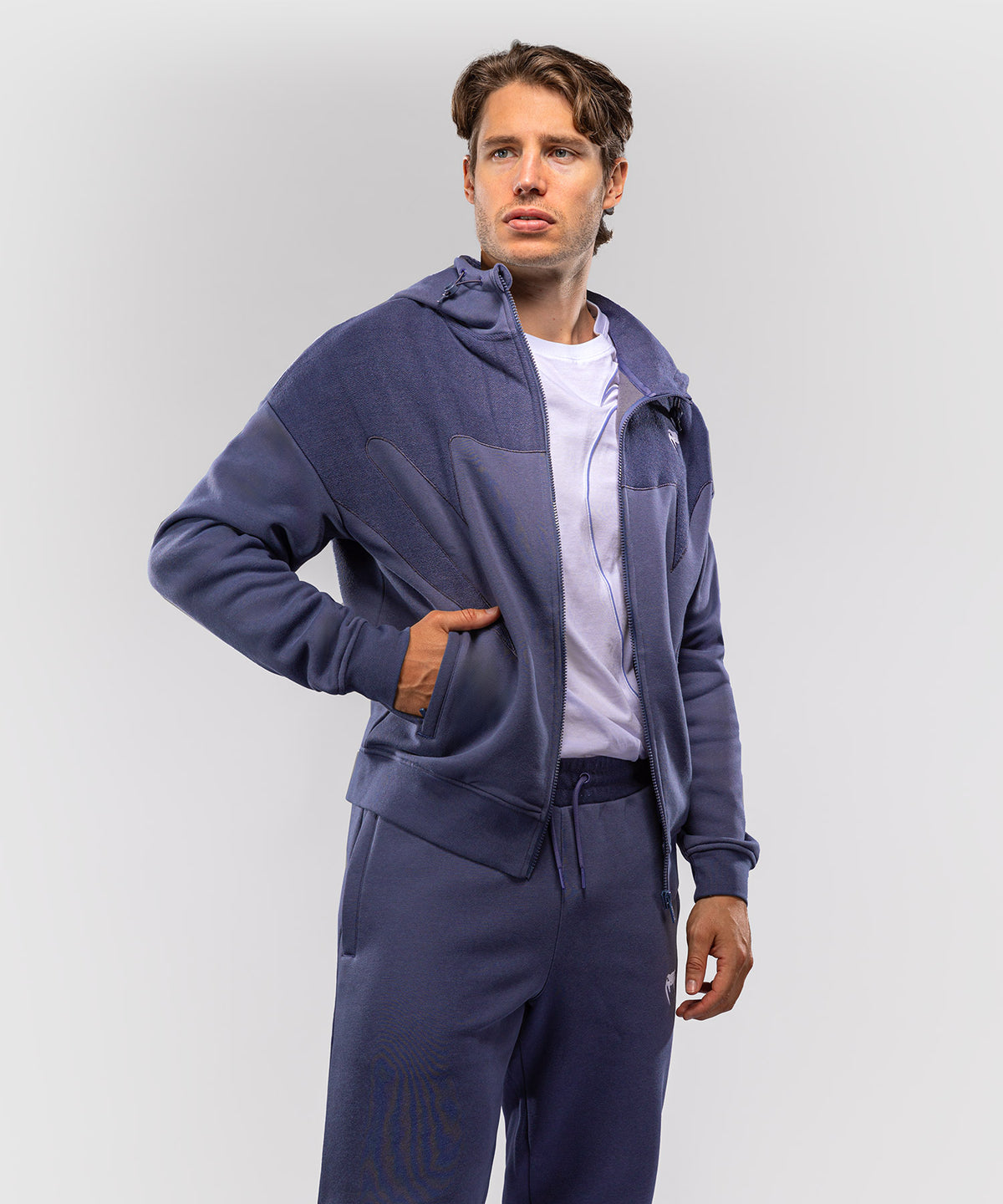 Veste de survêtement Venum Attack Fleece & Weave - Bleu