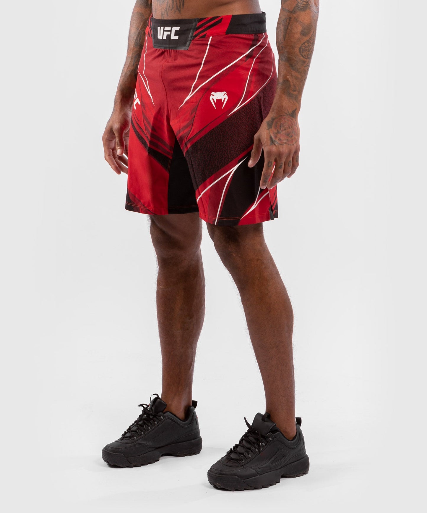 Men's UFC Fightshort Venum Authentic Fight Night - Long Cut - Red