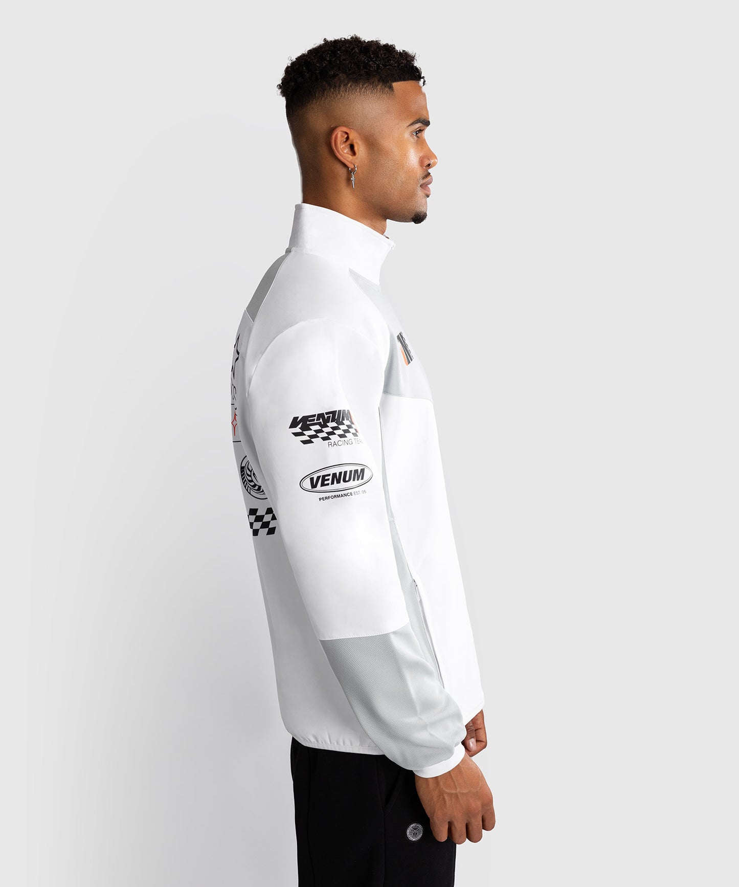Venum Motorsport Chaqueta Softshell - Blanco Nieve