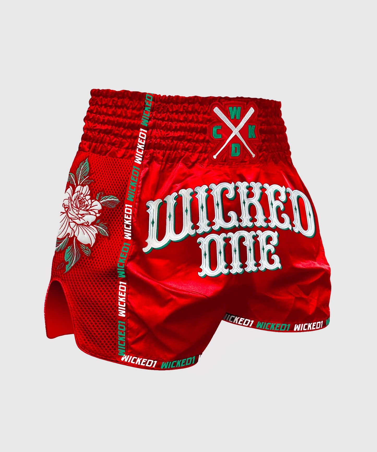 Wicked One Bandido Pantaloncini da Muay Thai - Rosso