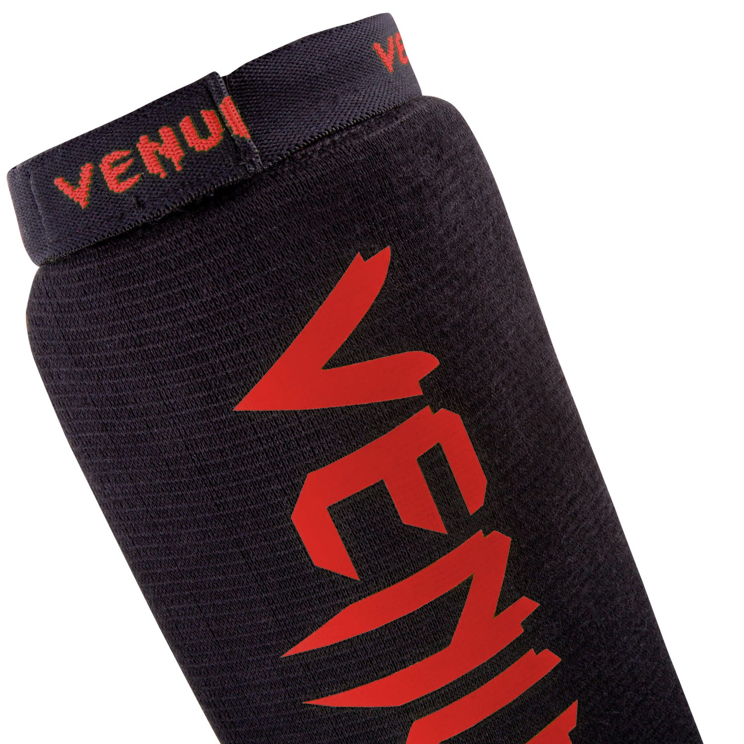Venum Kontact Shinguards - Black/Red