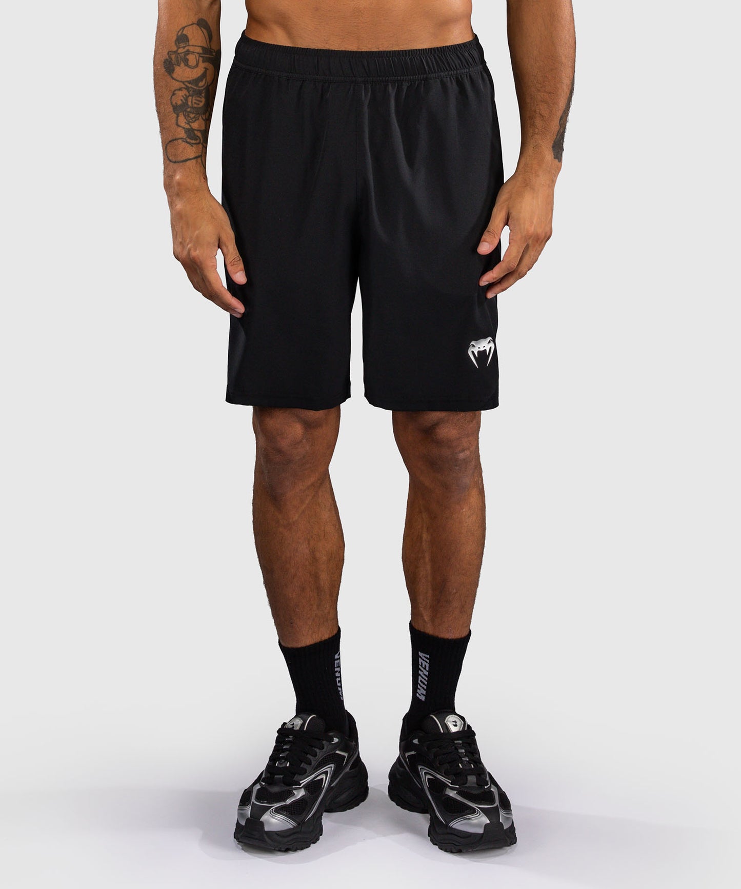 Venum Contender Shorts de entrenamiento - Negro/Plateado