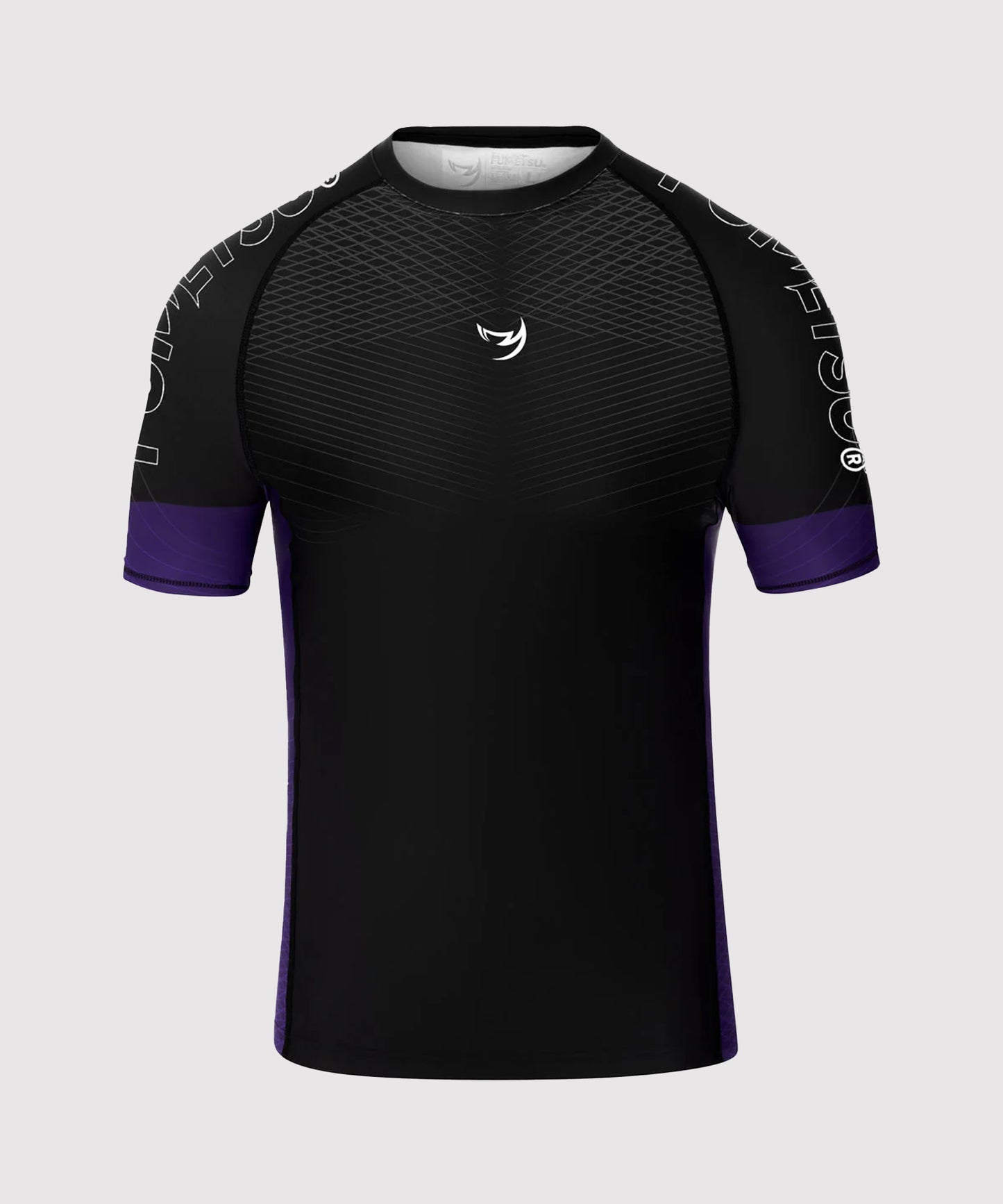 Fumetsu Competitor Mk2 Kurzarm-Rashguard - Schwarz/Violett
