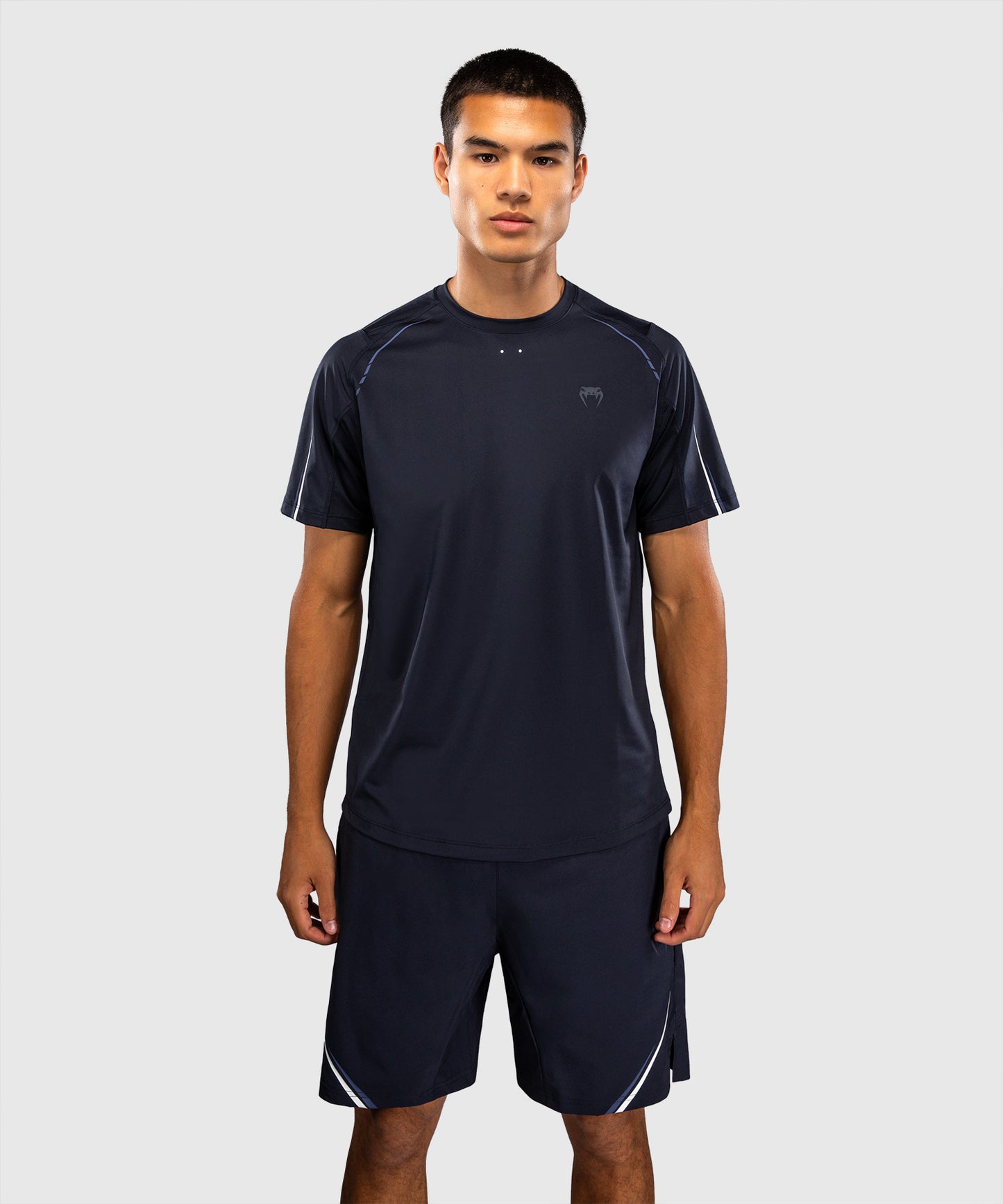 Venum G-Core Dry Tech T-Shirt - Navy Blue/White