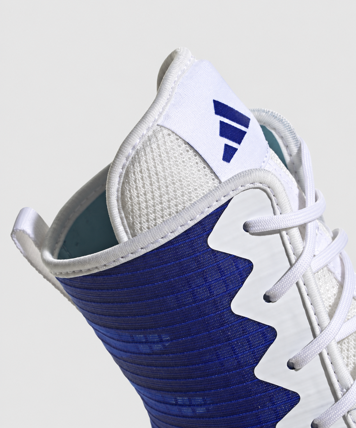 Adidas Box Hog 4 Boxing Shoes - Blue/White