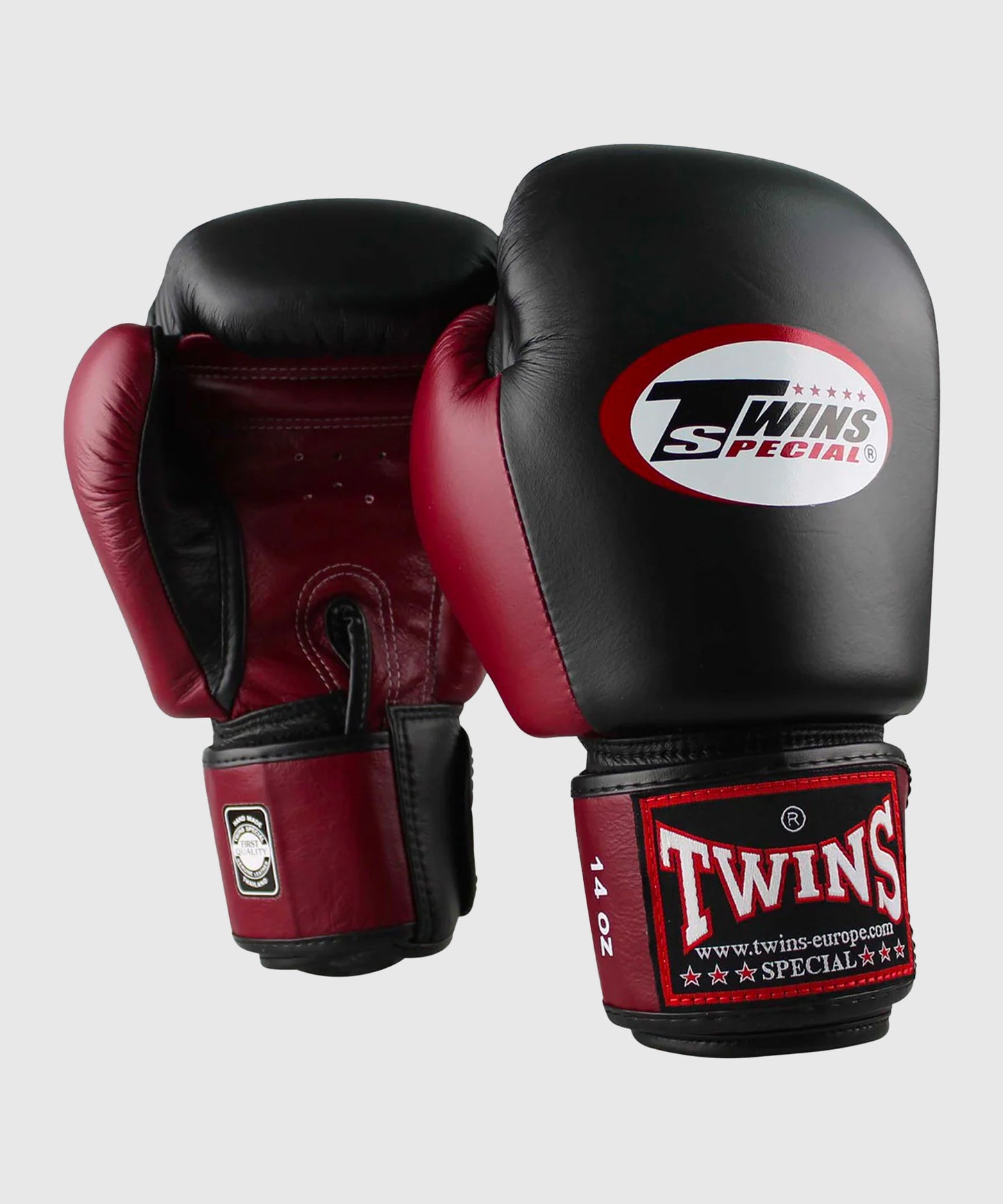 Gants de boxe Twins BGVL-3 - Noir/Bordeaux