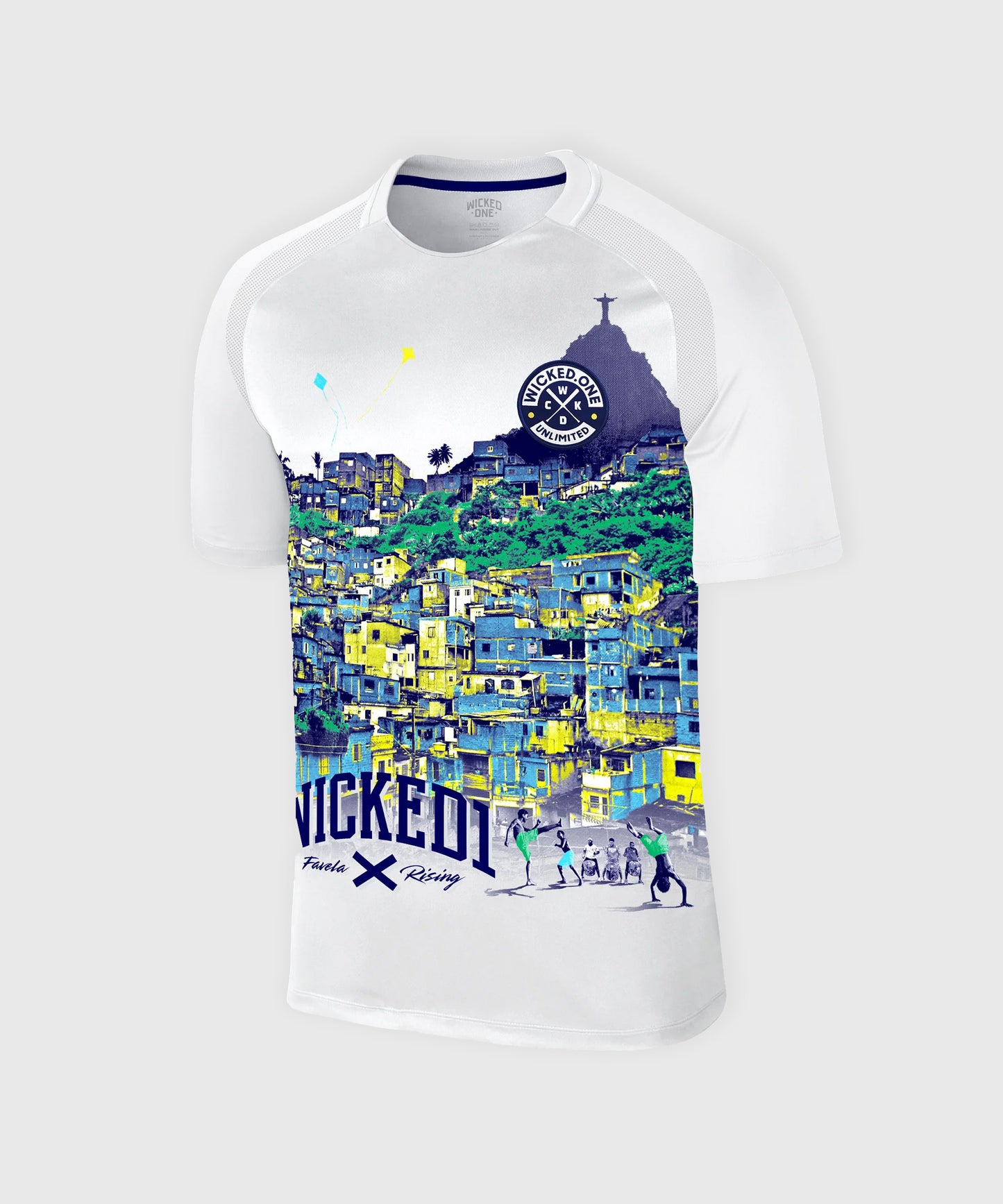Wicked One Entrainement Favela Rising Training T-shirt - White