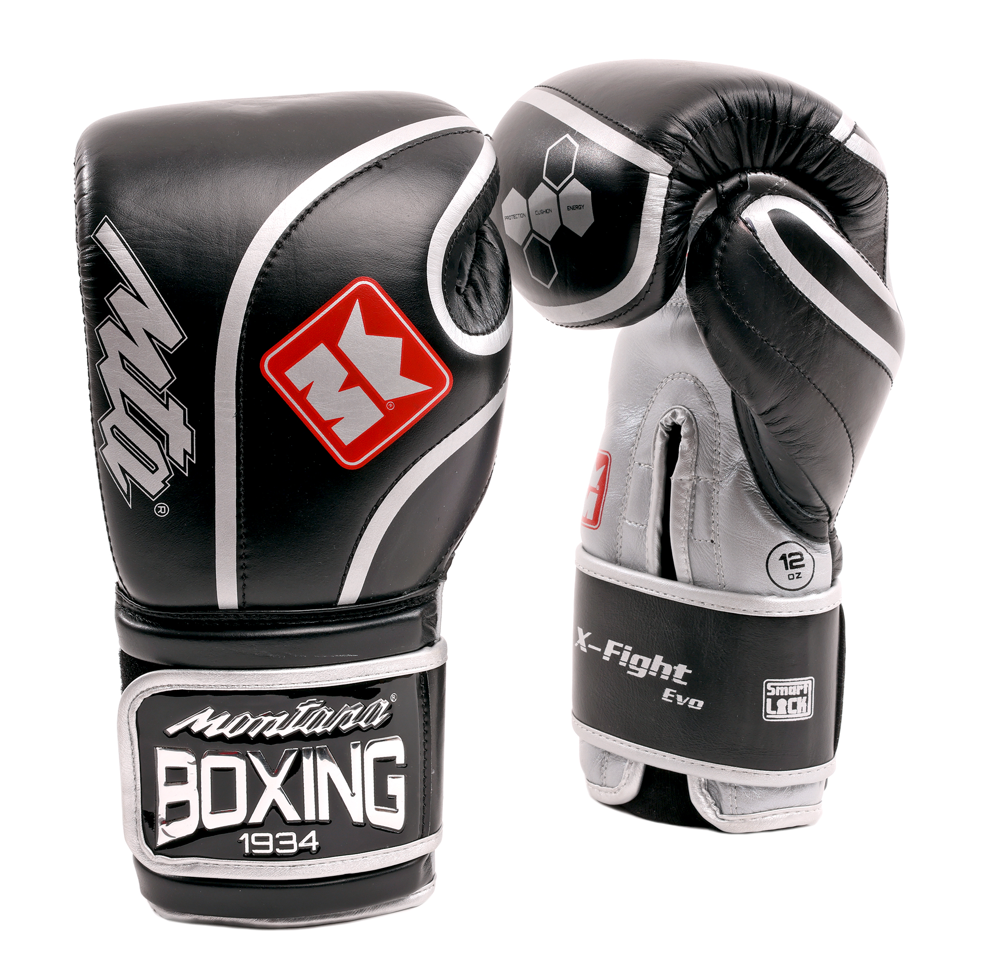 Montana X-Fight Evo Black Guantes de Boxeo