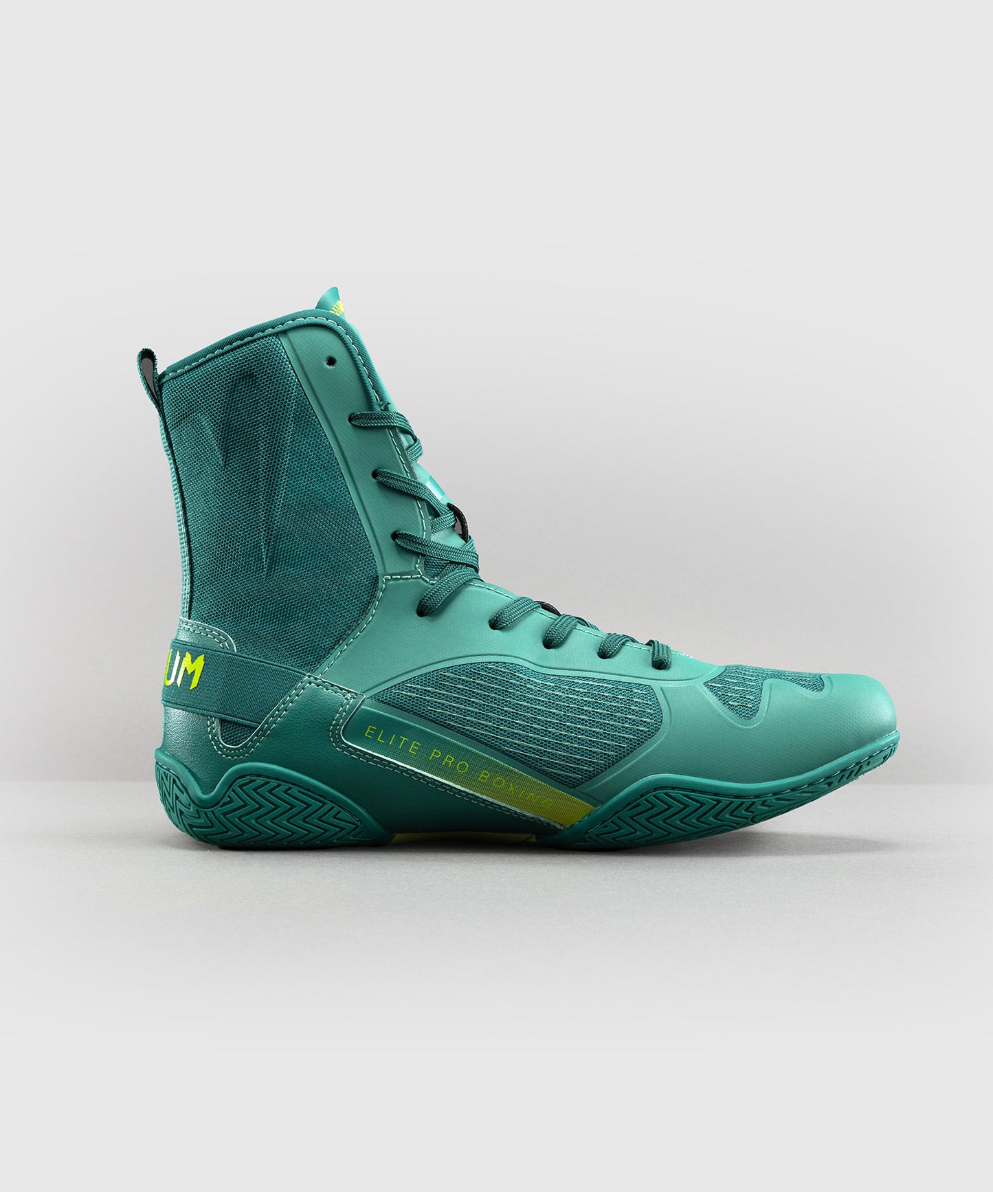 Venum Elite Neo Boxing Shoes - Green/ Neon Yellow