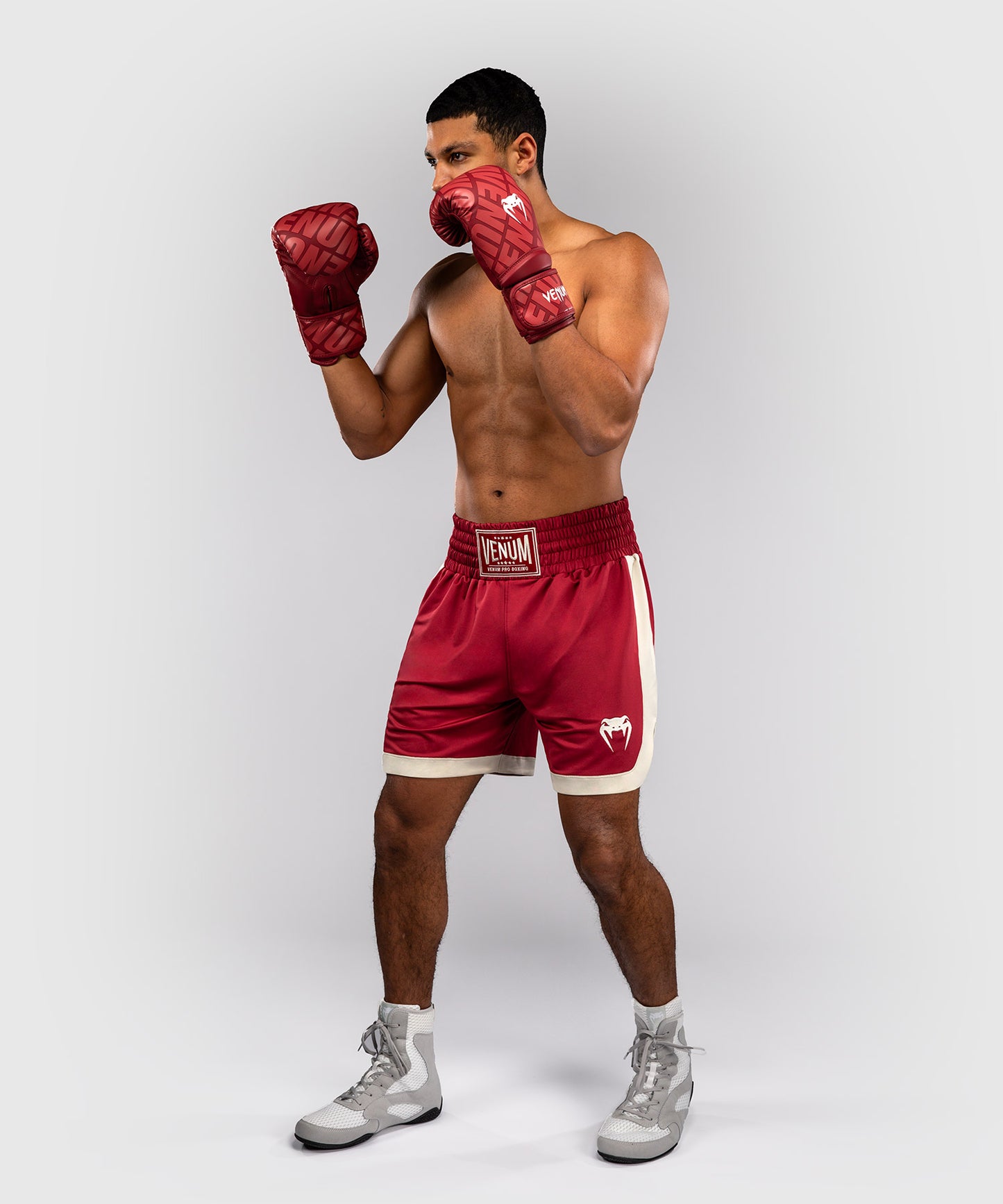 Venum Classic Pantaloncini da boxe – Rosso Rubino/Avorio