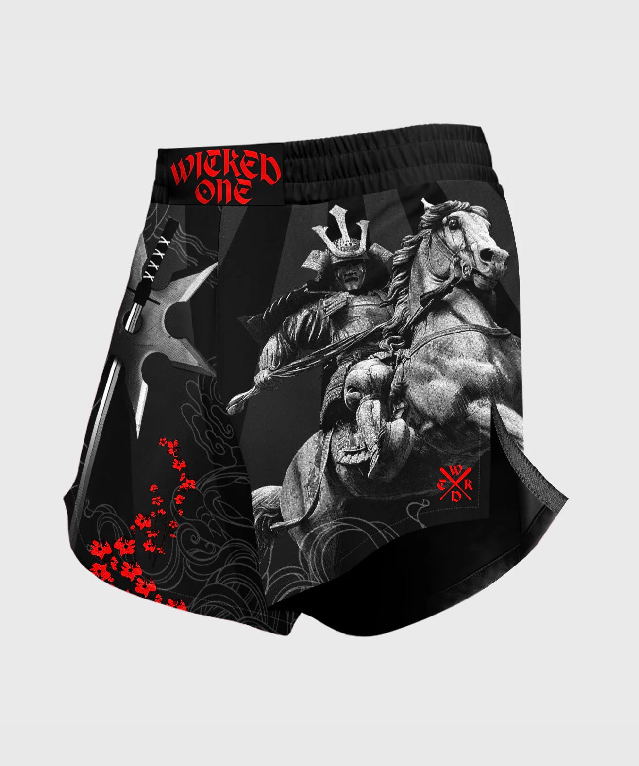 Wicked One Element Shogun Fight Shorts - Black