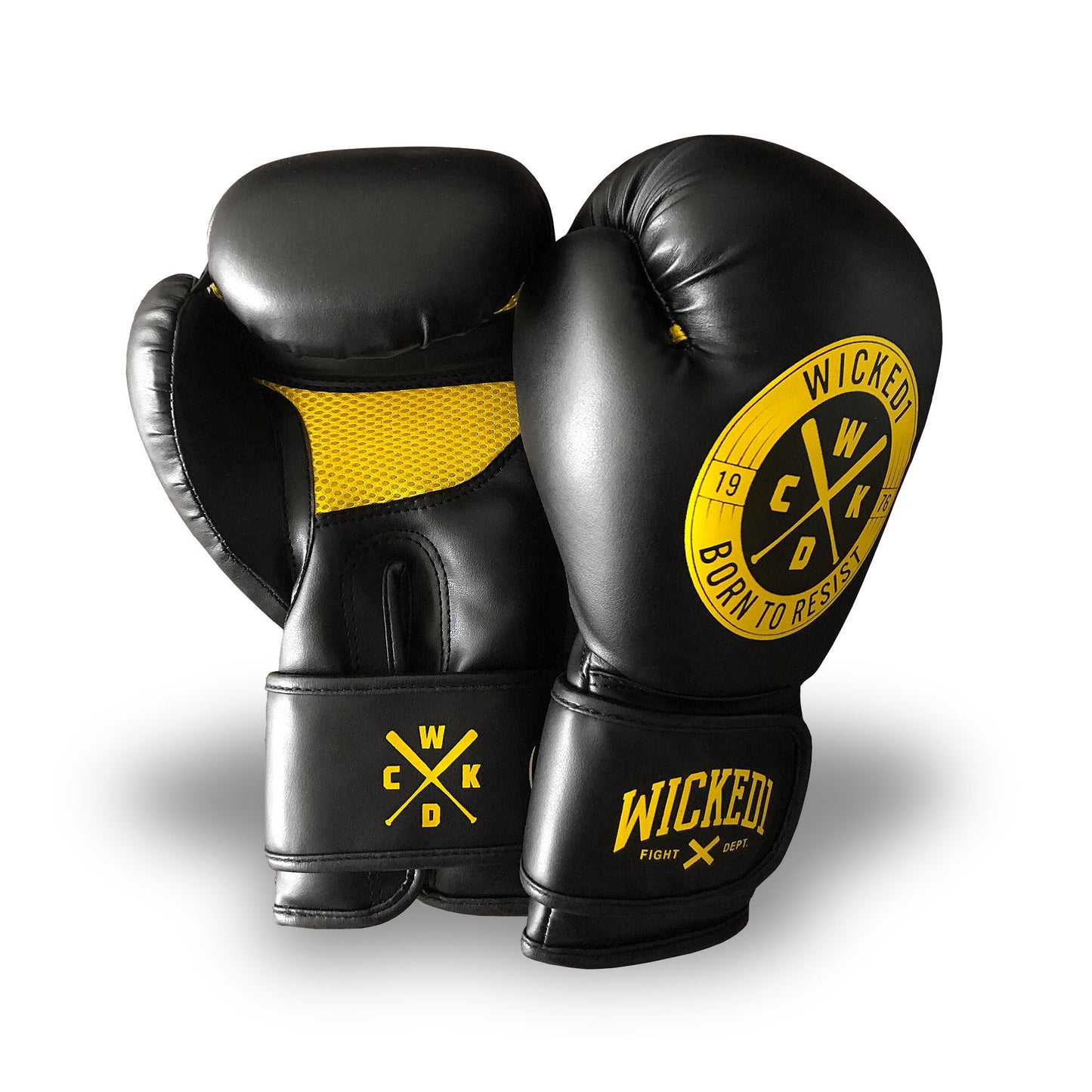 Wicked One Take Over Guantes de Boxeo - Negro/Amarillo