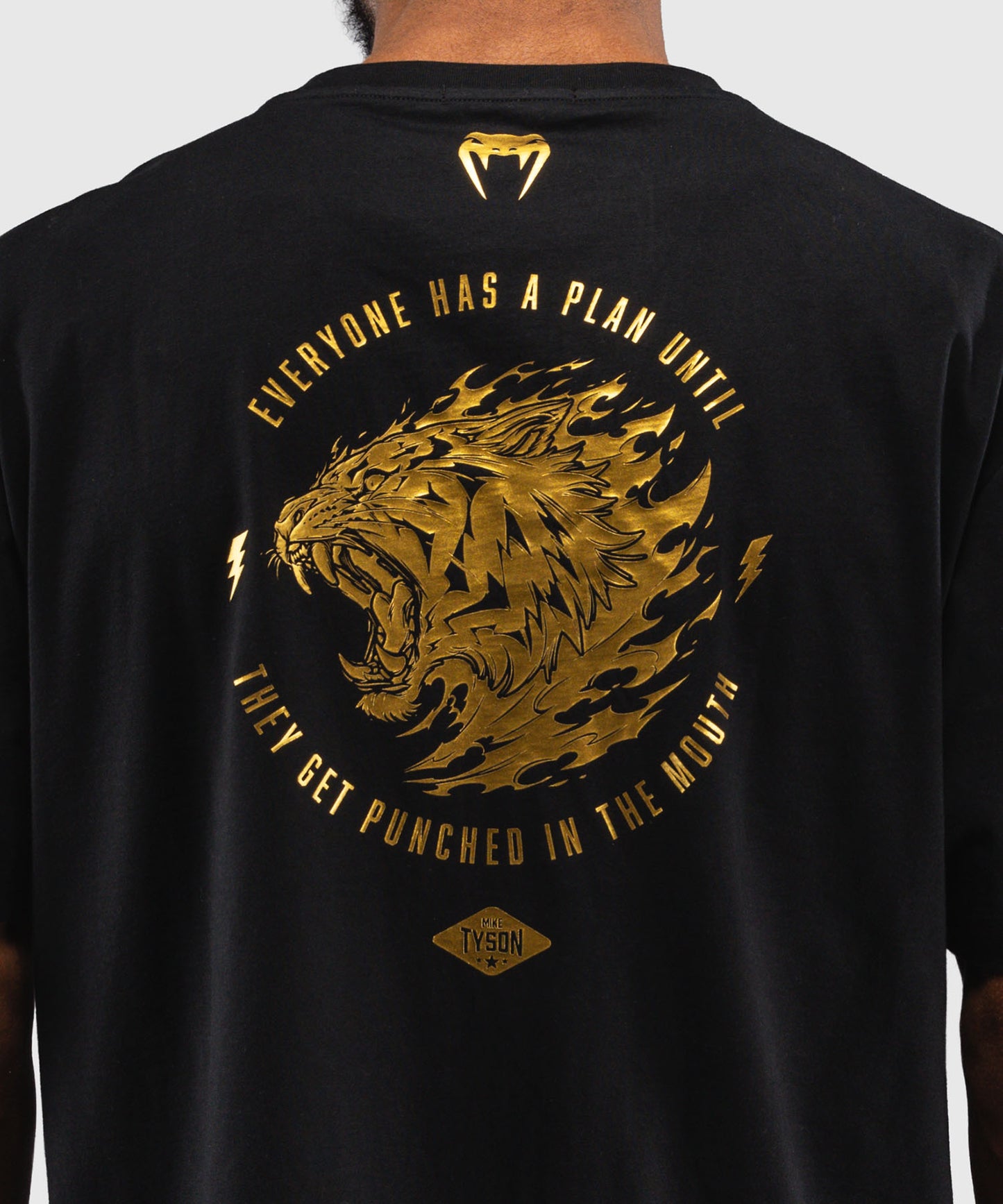 T-shirt Venum x Mike Tyson Tiger - Noir/Or