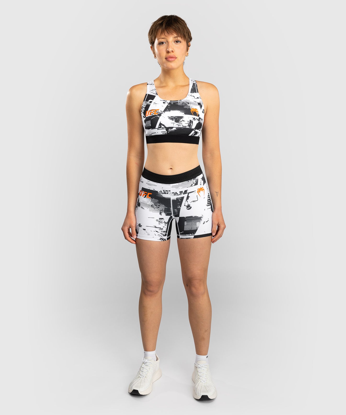 Short de compression Performance Femme UFC Zenith by Venum Authentic Fight Week - Blanc