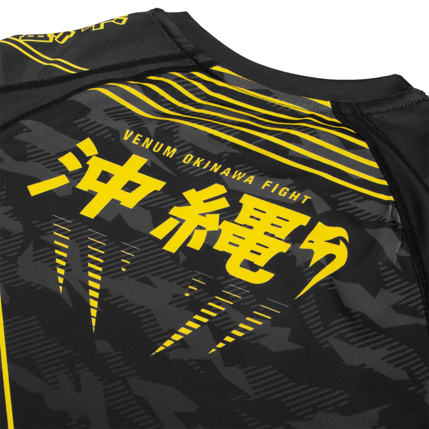 Rashguard Venum Okinawa 2.0 - Long Sleeve - Black/Yellow