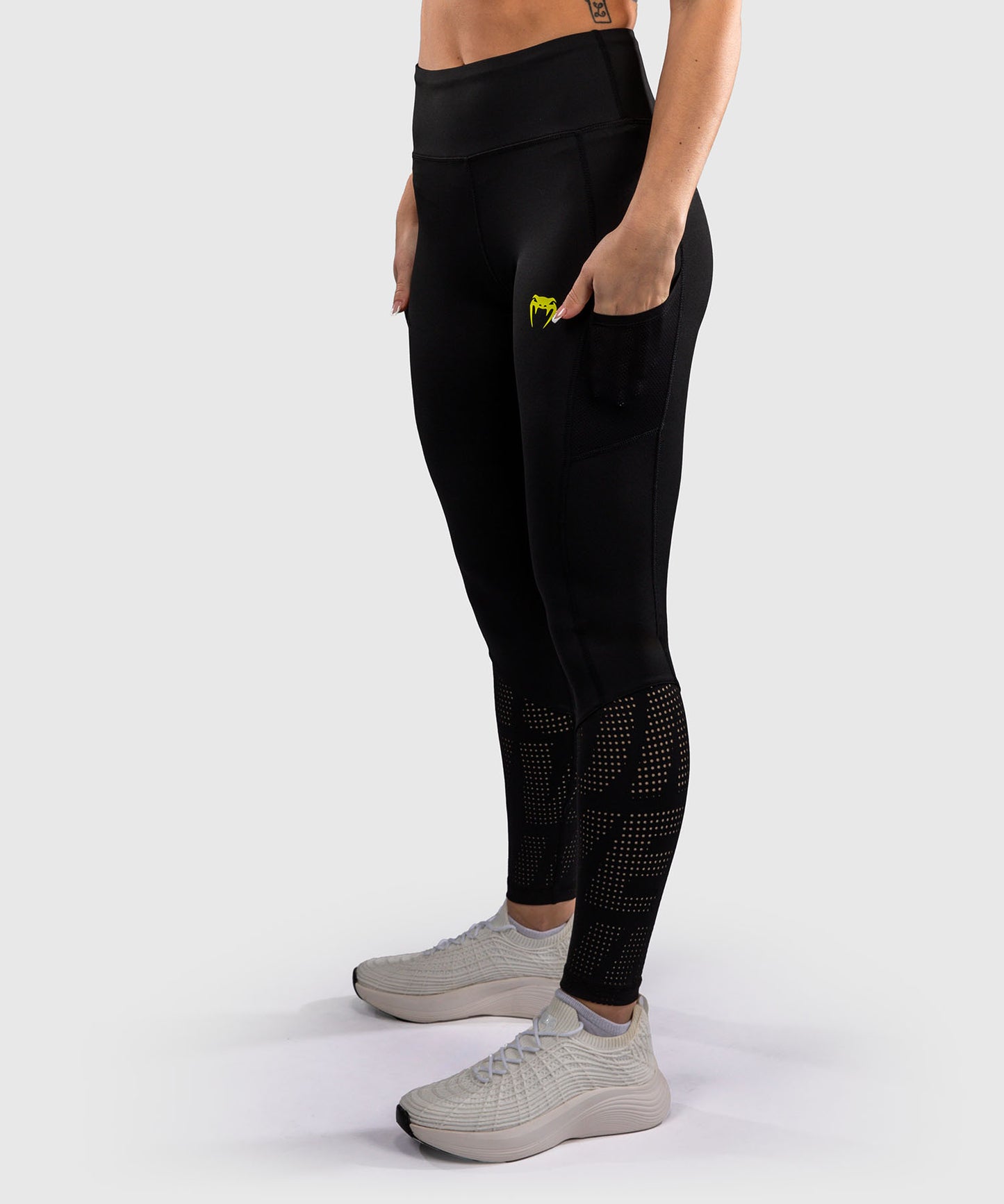 Venum Lazer Leggings Für Damen - Schwarz/Gelb
