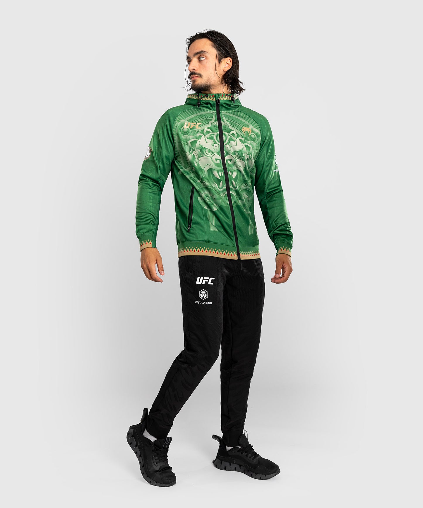 Noche UFC 2.0 By Venum Authentic Fight Night Felpa con cappuccio - Verde