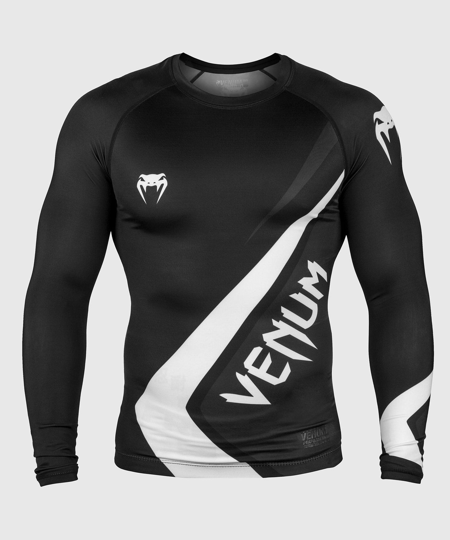 Rashguard Venum Contender 4.0 - Manches longues - Noir/Gris-Blanc