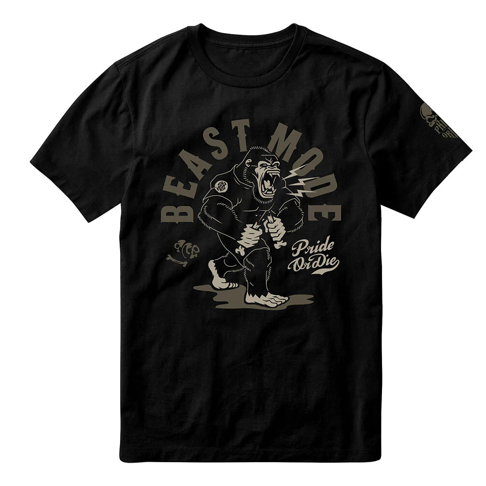 Pride Or Die Beast Mode V.2 Trainings-T-Shirt - Schwarz