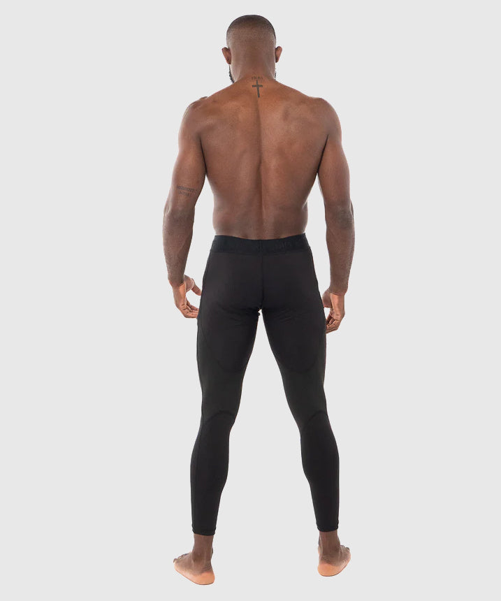 Metal Boxe Compression Pants - Black