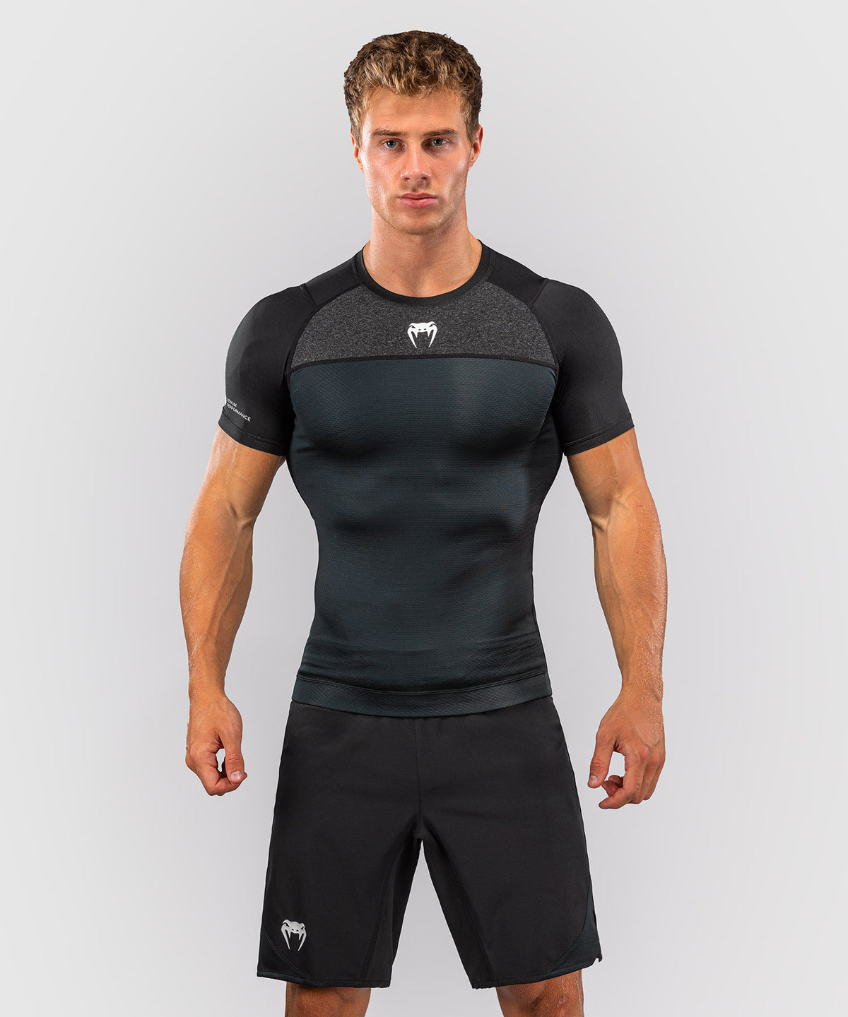 Rashguard manches courtes Venum G-Fit Scale - Noir
