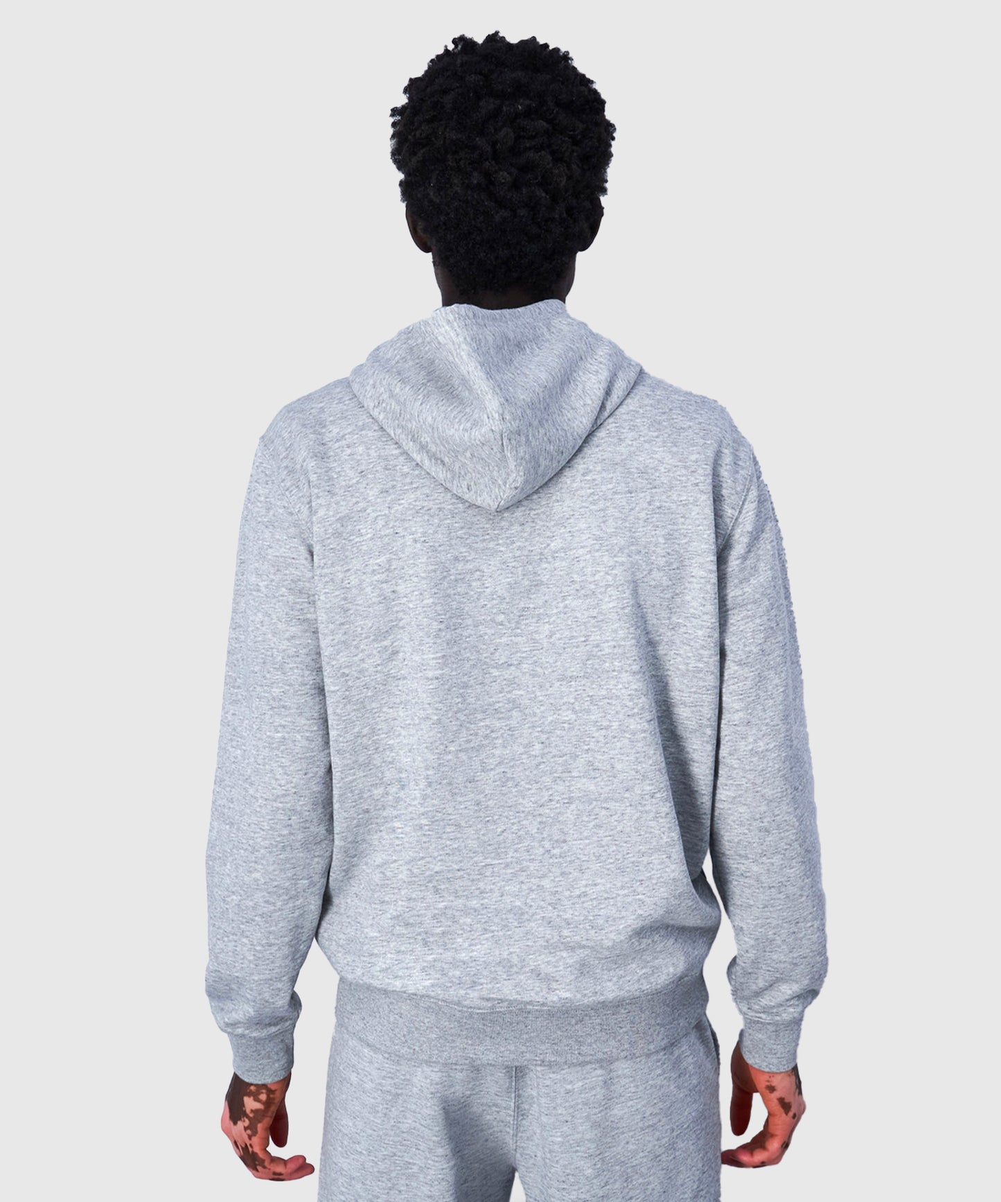 Champion Sweatshirt mit Kapuze Herren – Hellgrau Meliert