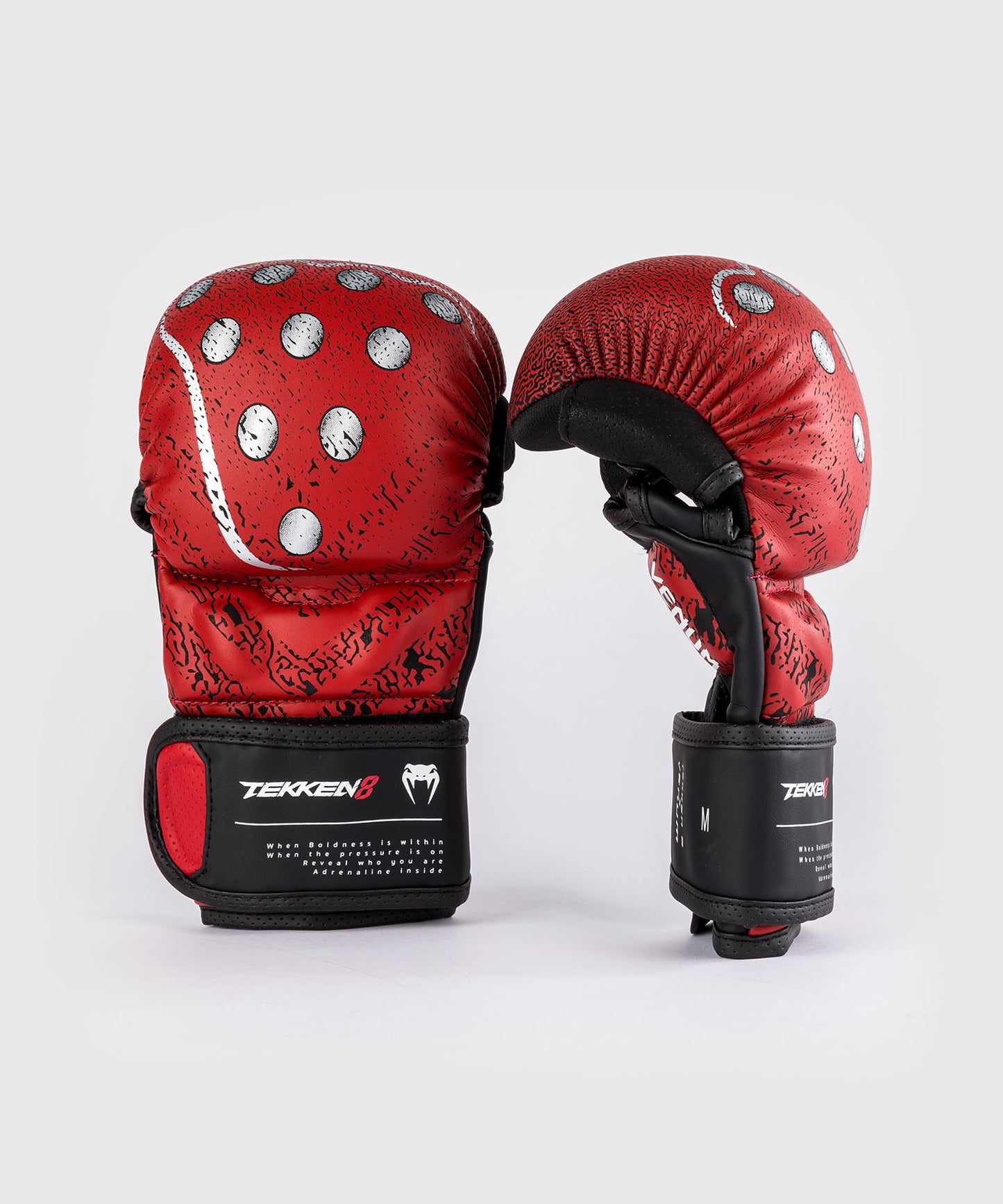 Gants de sparring MMA Kazuya Venum x TEKKEN 8 - Rouge/Noir