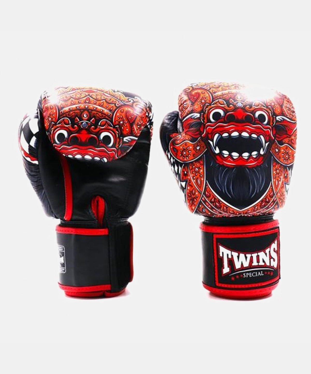 Gants de Boxe Twins FBGVL3 Barong - Noir/Rouge