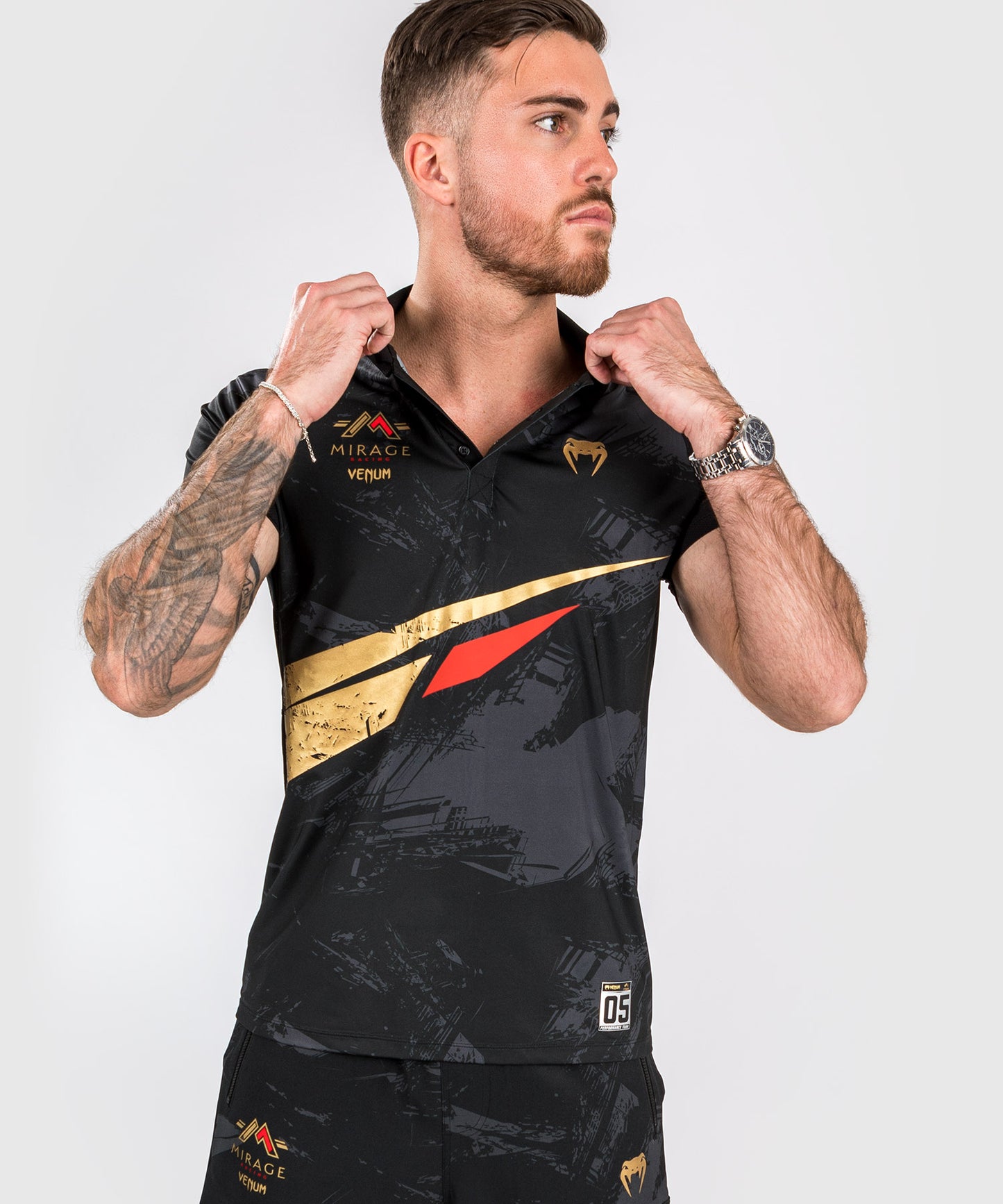 Venum x Mirage Polo - Negro/Oro