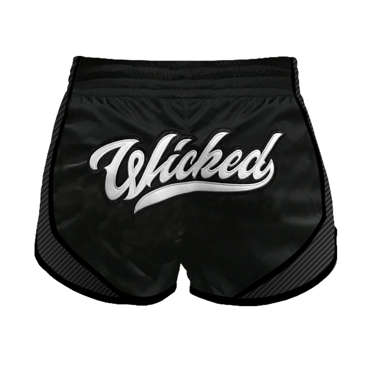 Wicked One Squad Muay Thai Shorts - Schwarz