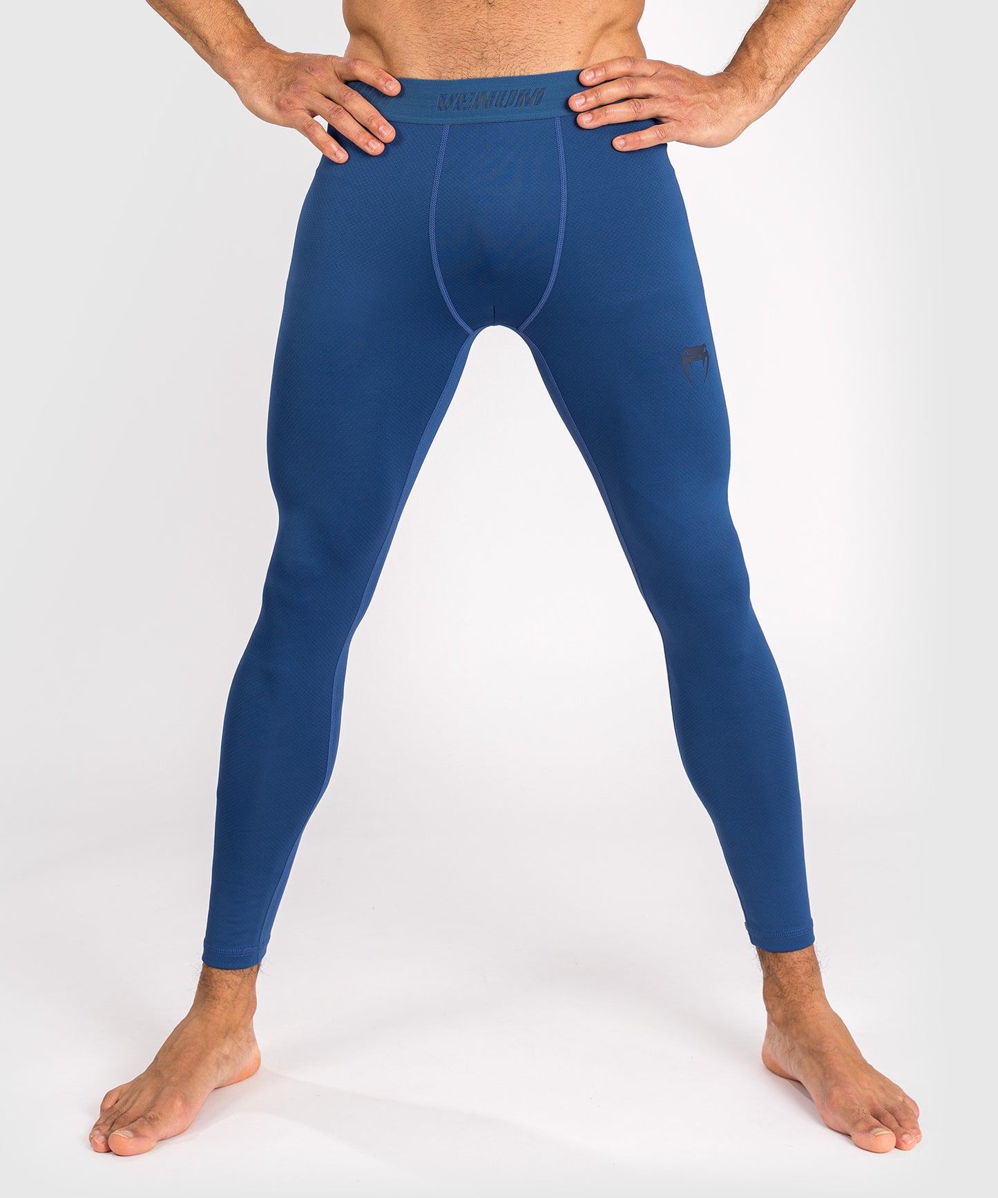 Pantalon de compression pour hommes Venum Contender - Bleu