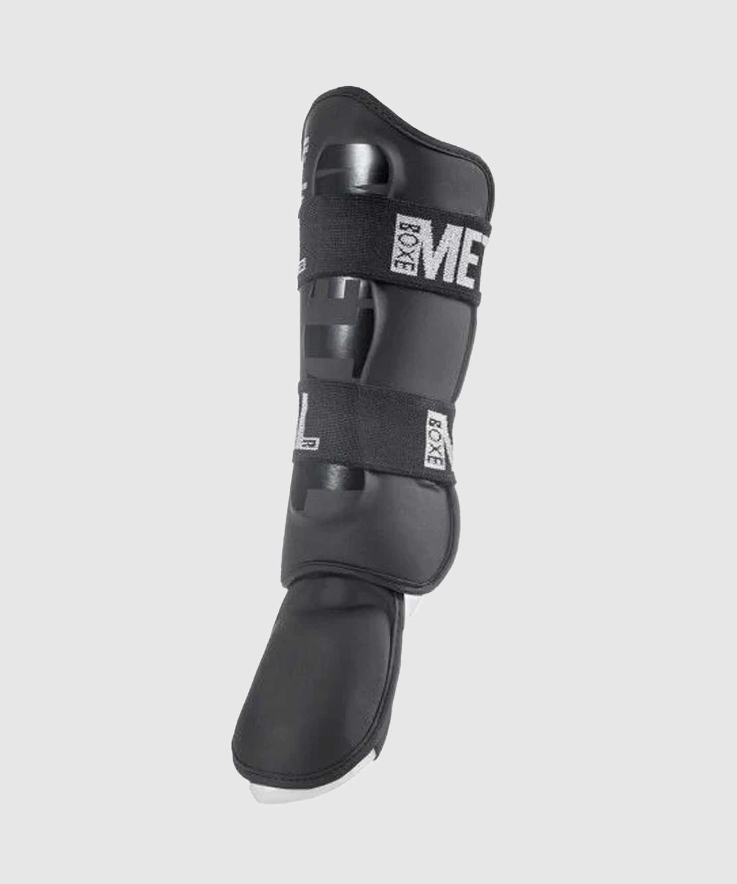Metal Boxe Pro Black Light Espinilleras con pies desmontables - Negro