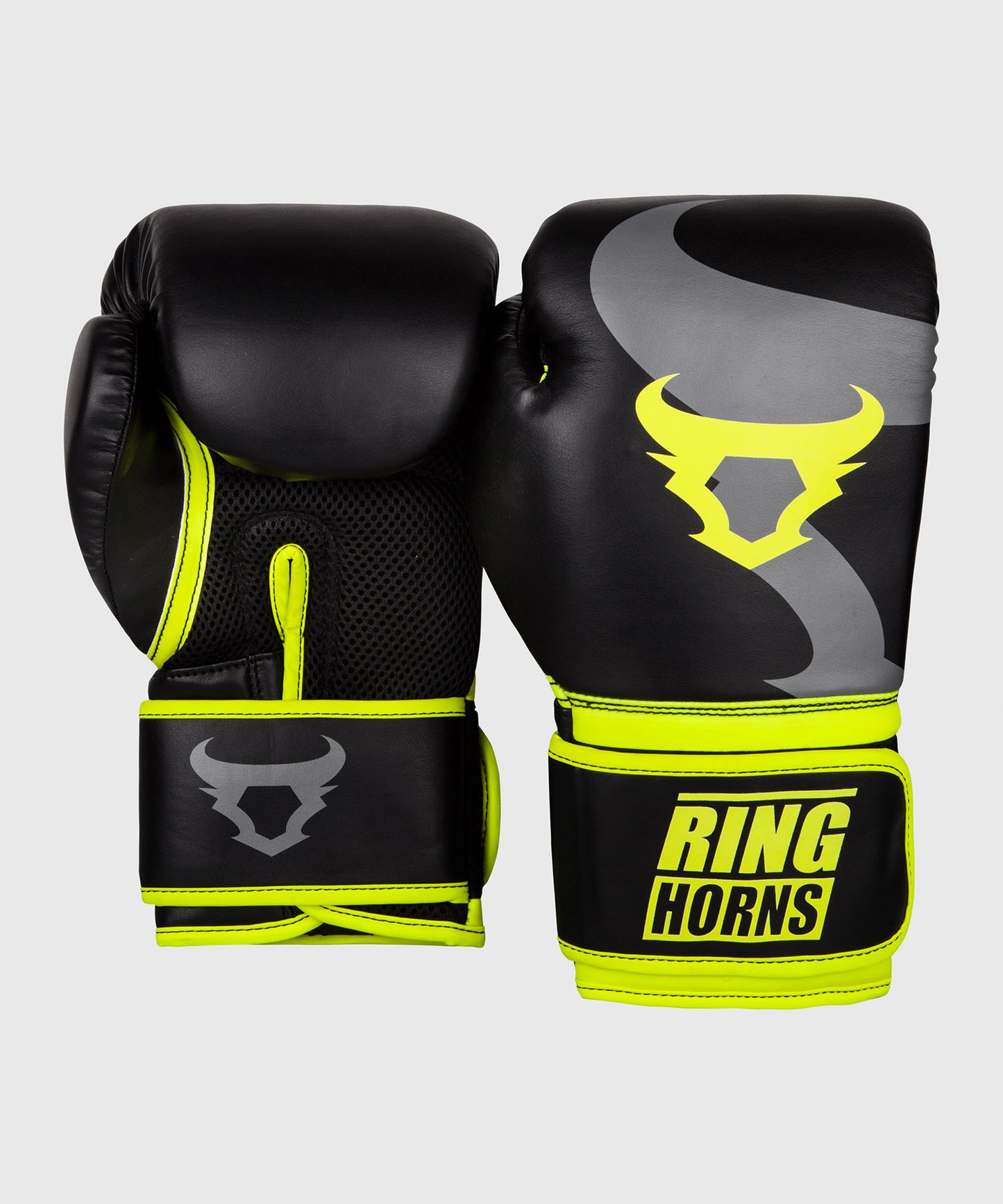 Ringhorns Charger Boxhandschuhe - Schwarz/fluo gelb