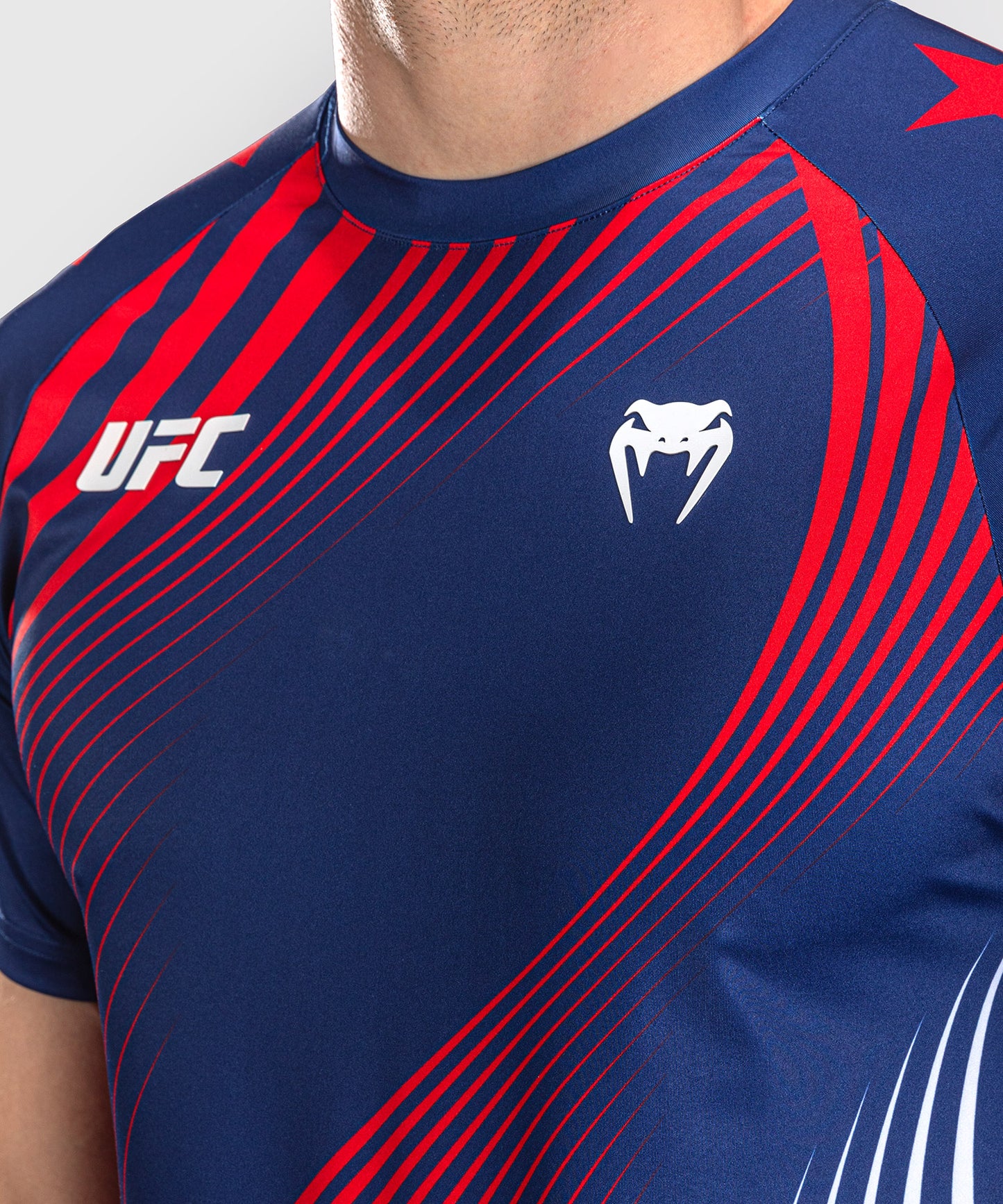 Official UFC Freedom 250 by Venum Authentic Fight Night Walkout Jersey für Herren - Blau
