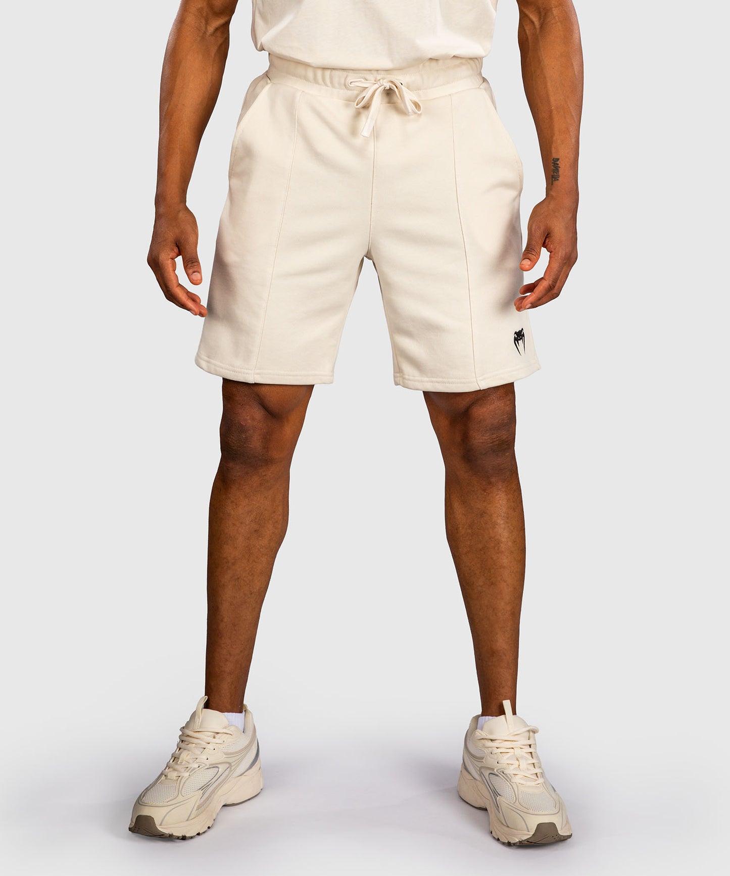 Short en Coton Venum Contender Fleece – Blanc Cassé