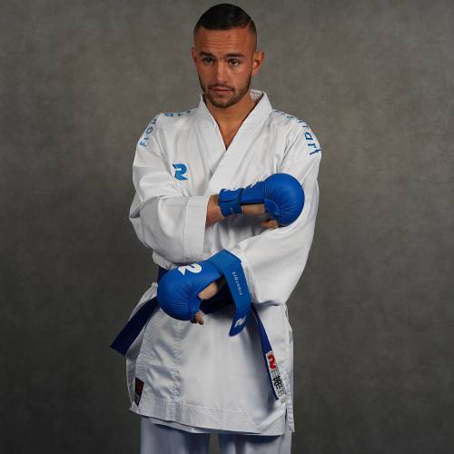 Fight Art Integral Training & Compétition Karatehandschuhe - Blau