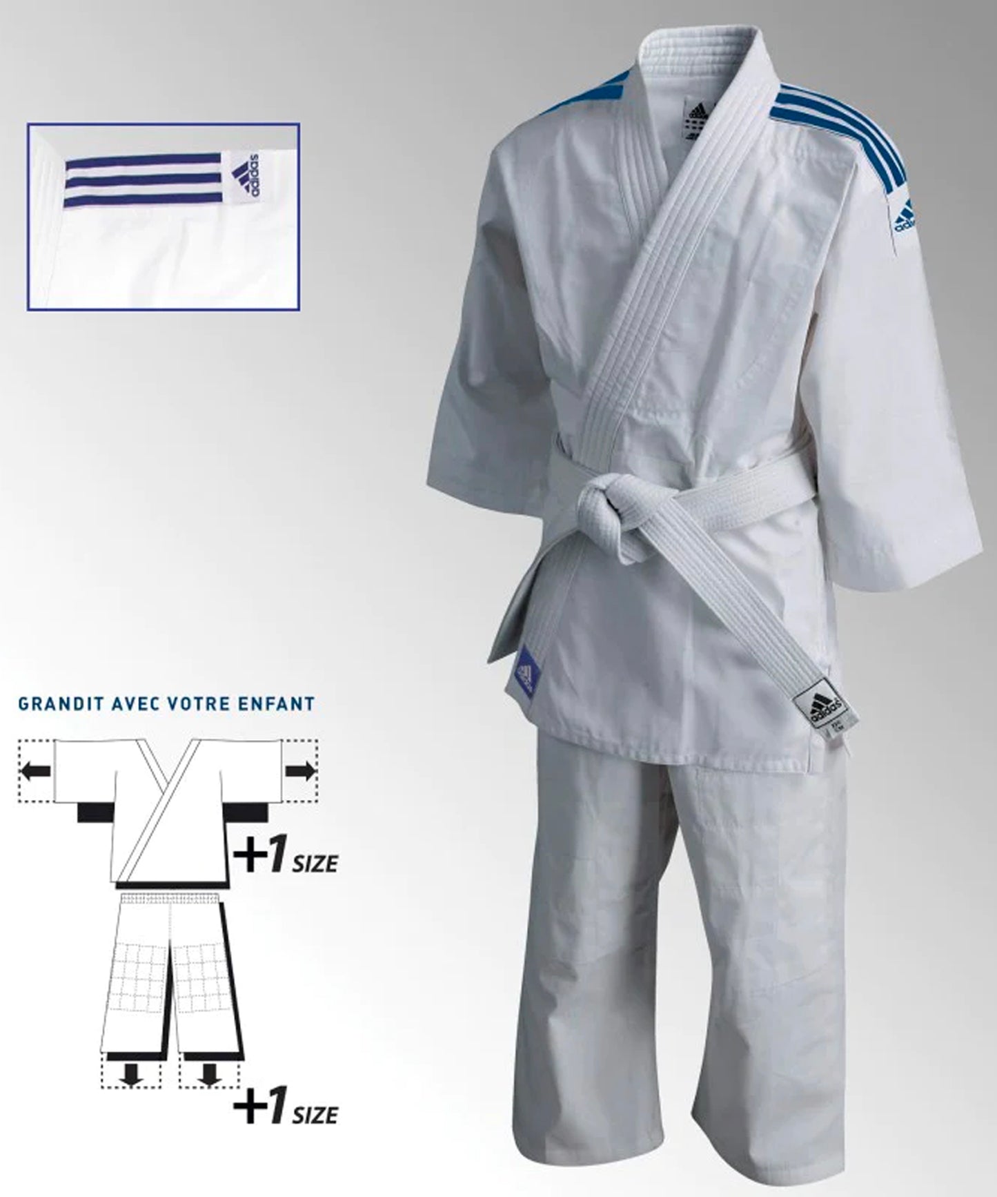 Adidas 200 Evolution Kimono Judo - Weiß