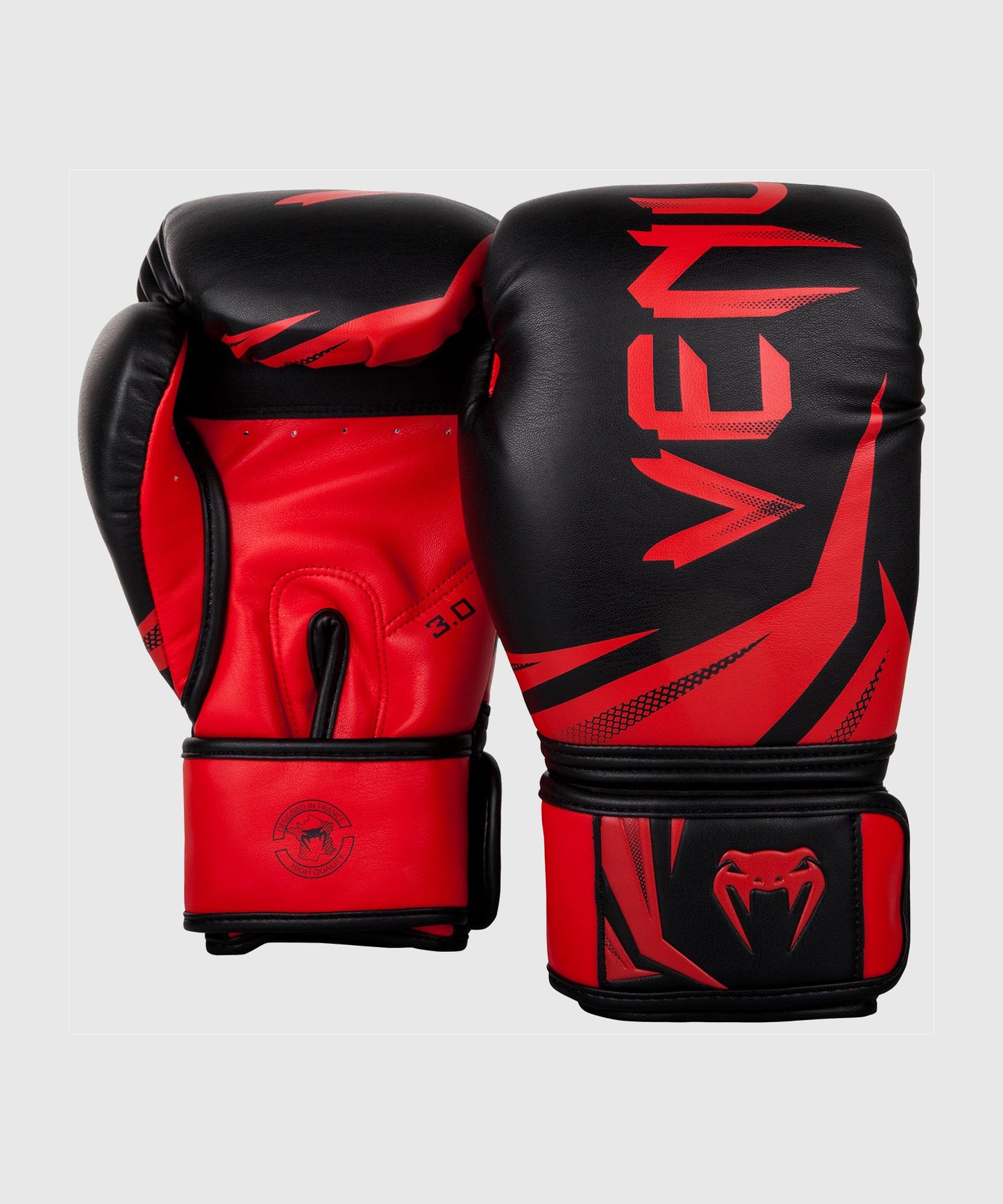 Venum Challenger 3.0 Guantes de Boxeo - Negro/Rojo